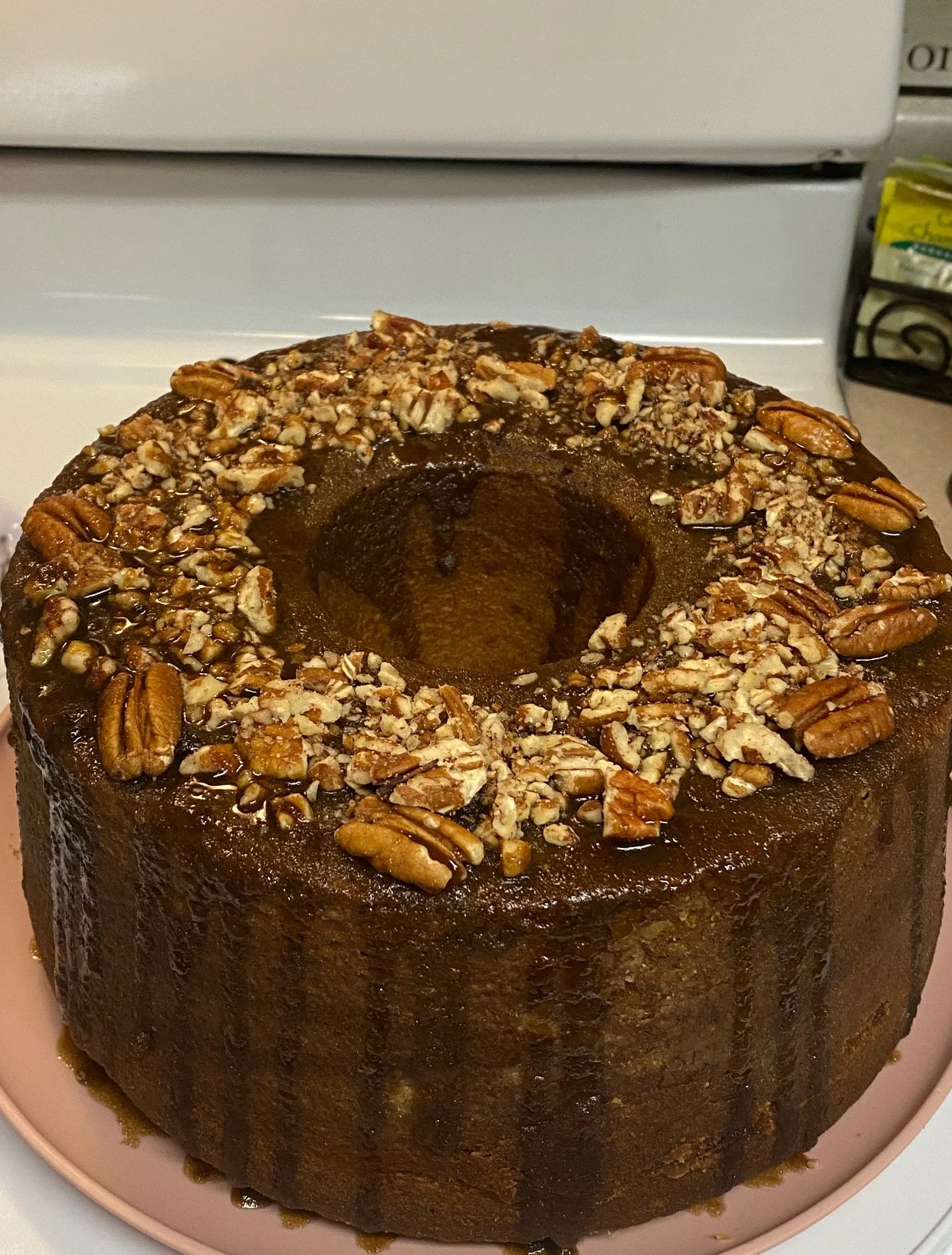 Brown Sugar with Pecan Pound Cake