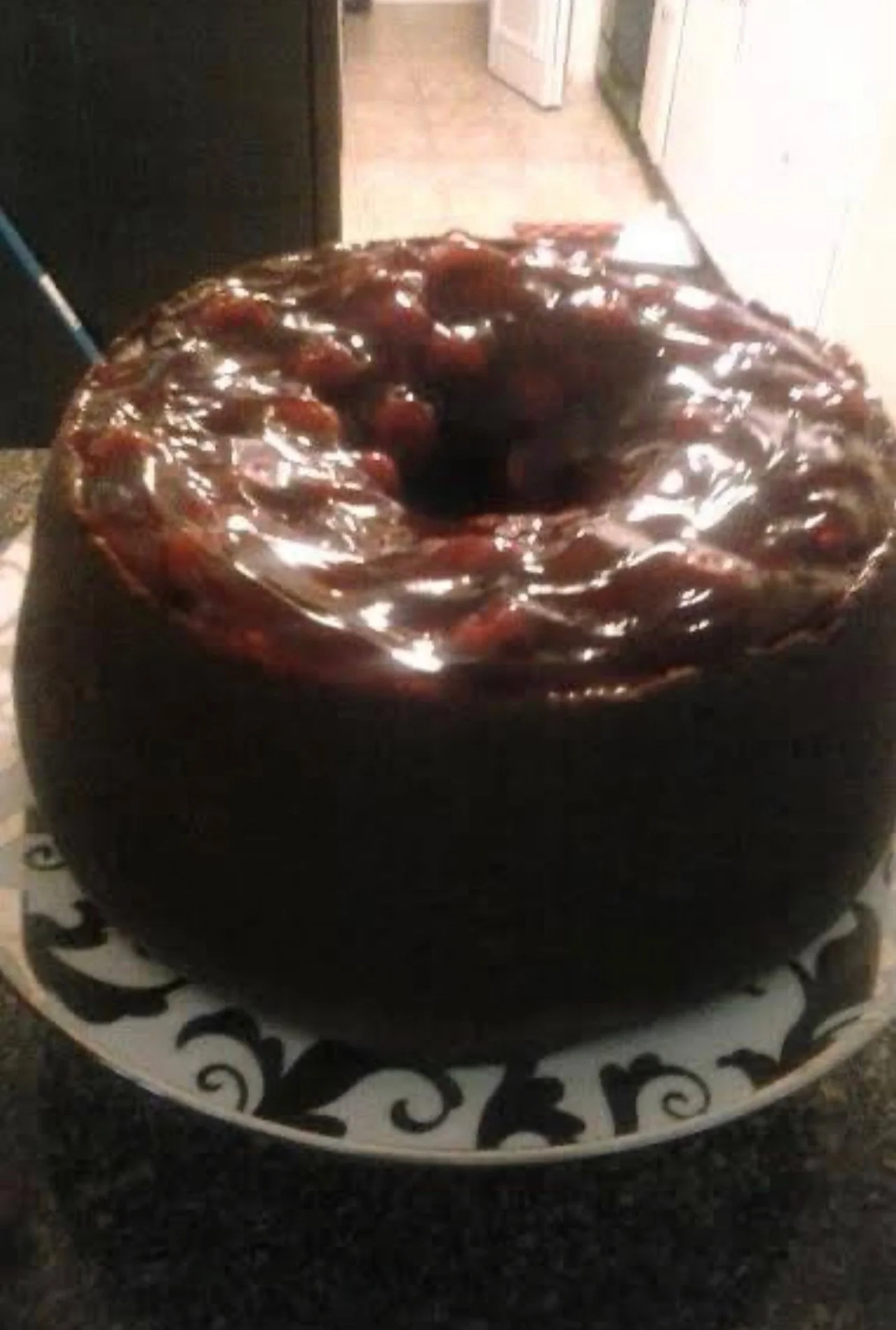 Black Forest Cake with Cherries