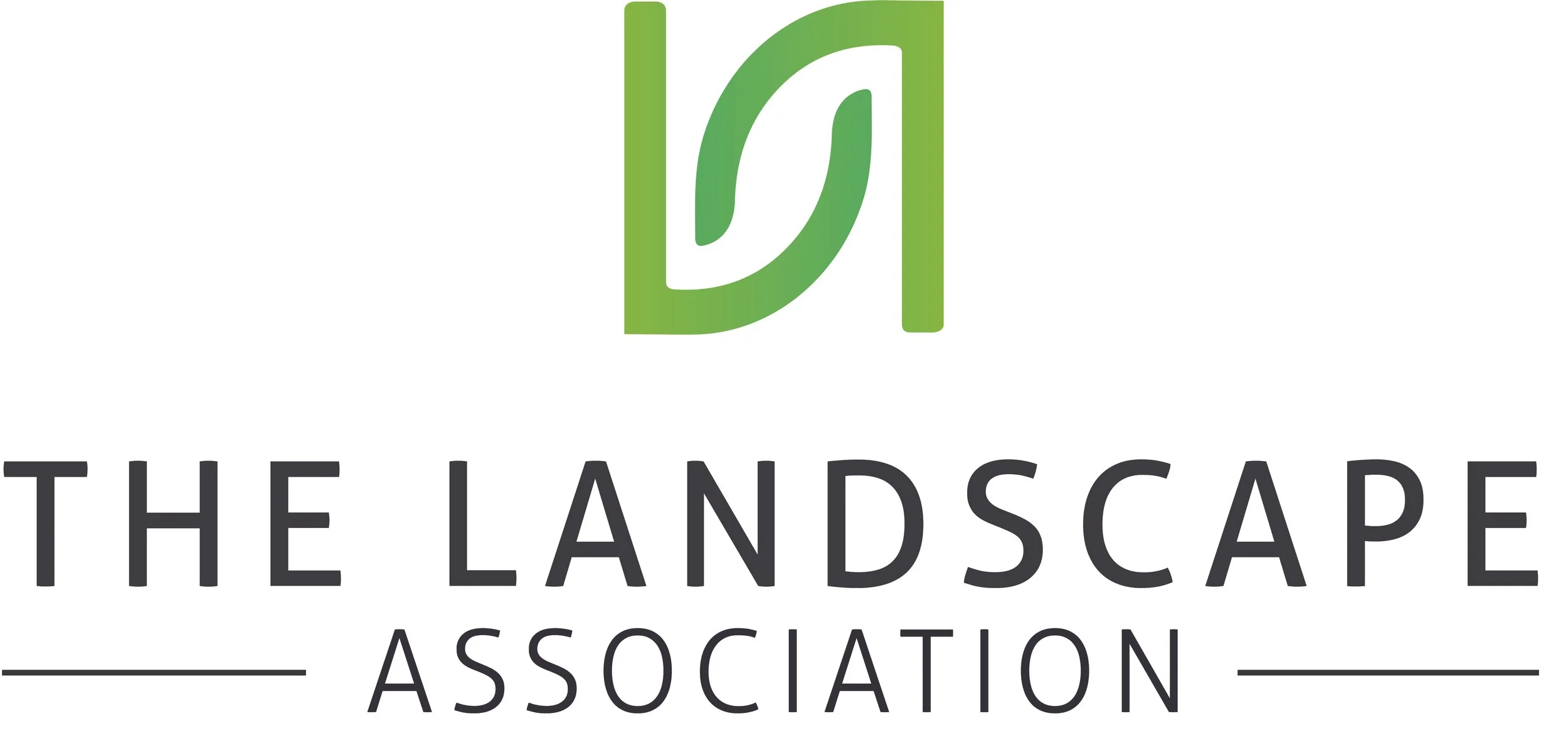 The Landscape Association member logo, representing professional landscape architecture credentials.