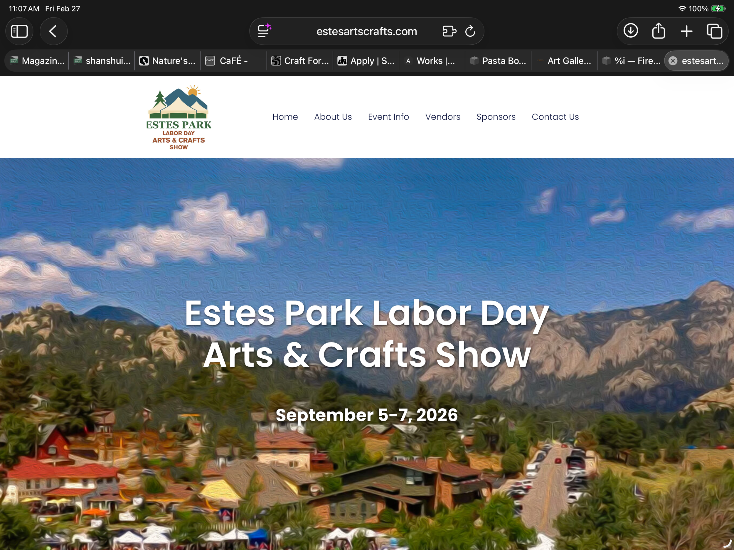 Estes Park Labor Day Arts & Crafts Show