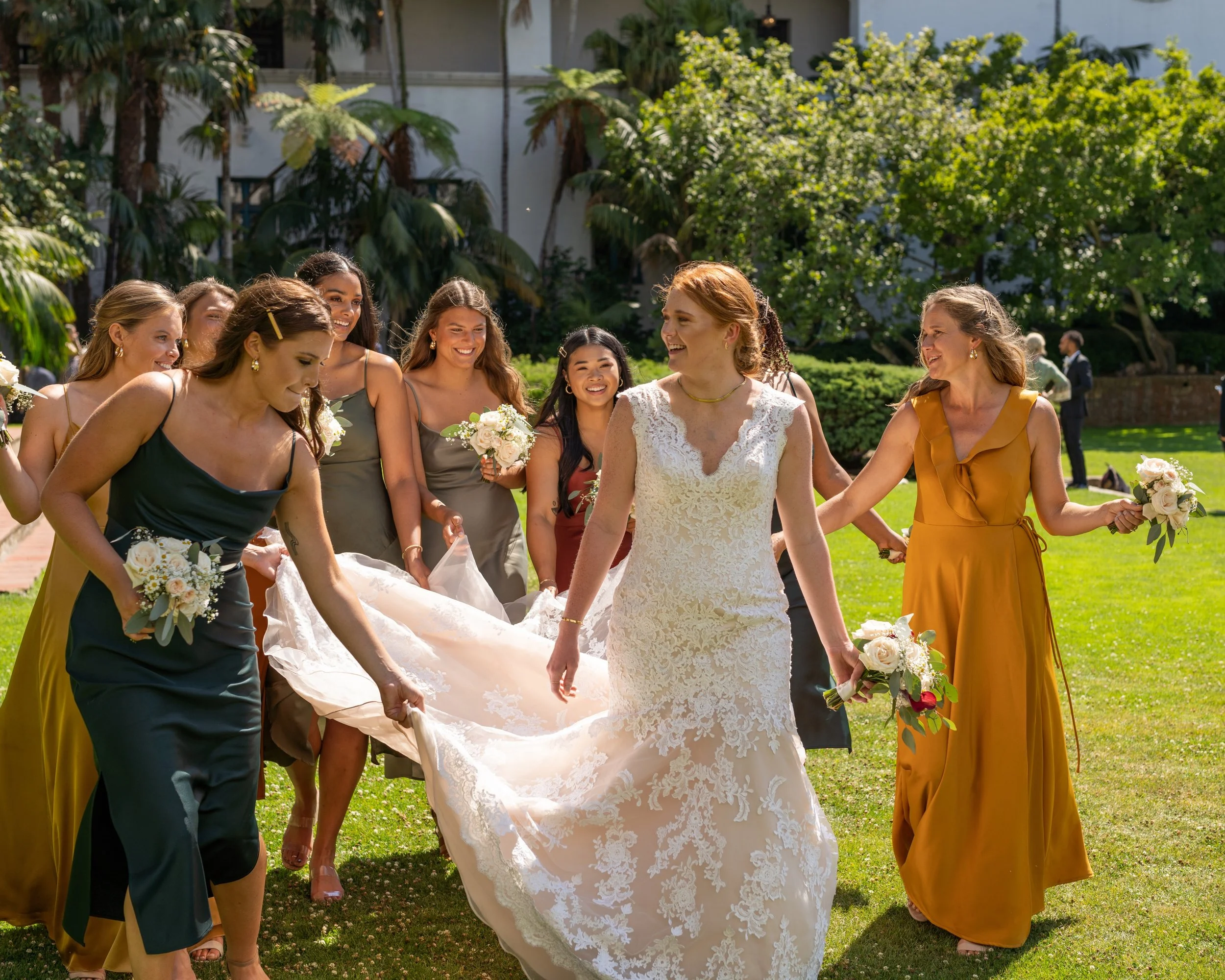 Bride and groom enjoying stress-free wedding coordinated by planners in Santa Barbara