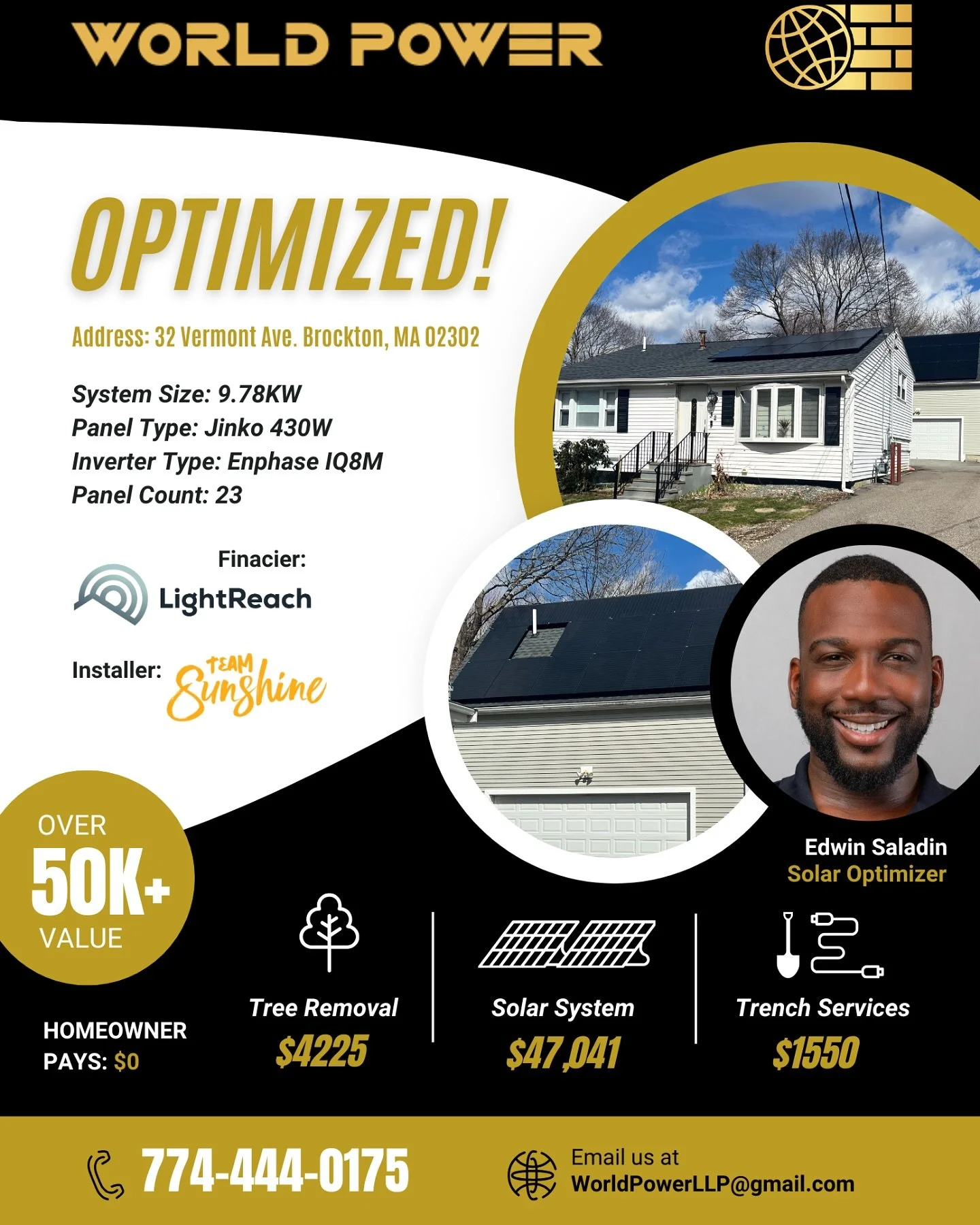 Brockton, MA 
#WorldPowerLLP #HomeOptimization #HomeImprovement