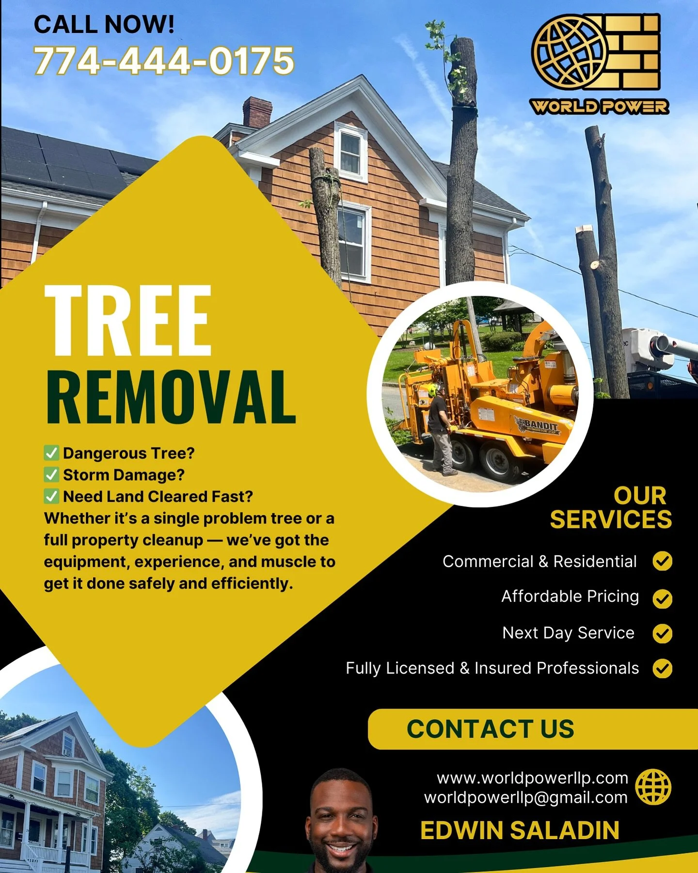 Need Expert Tree Removal?
#WorldPowerLLP #TreeRemoval #HomeImprovement #HomeOptimization