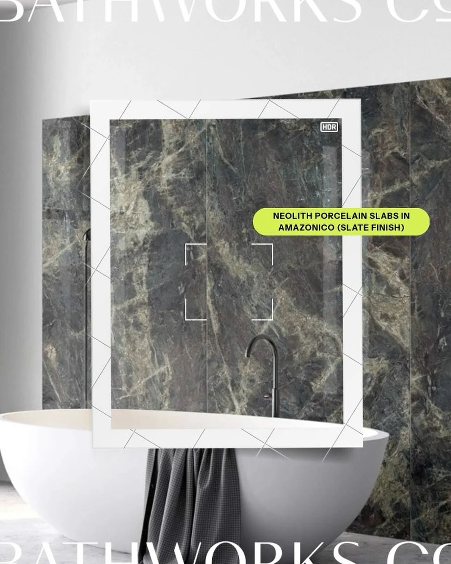 🌿 Immersive. Bold. Natural.

Deep green hues and dramatic charcoal veining make this natural stone a true statement of raw elegance. Each slab tells its own story, with unique variations formed over thousands of years, bringing timeless beauty and g