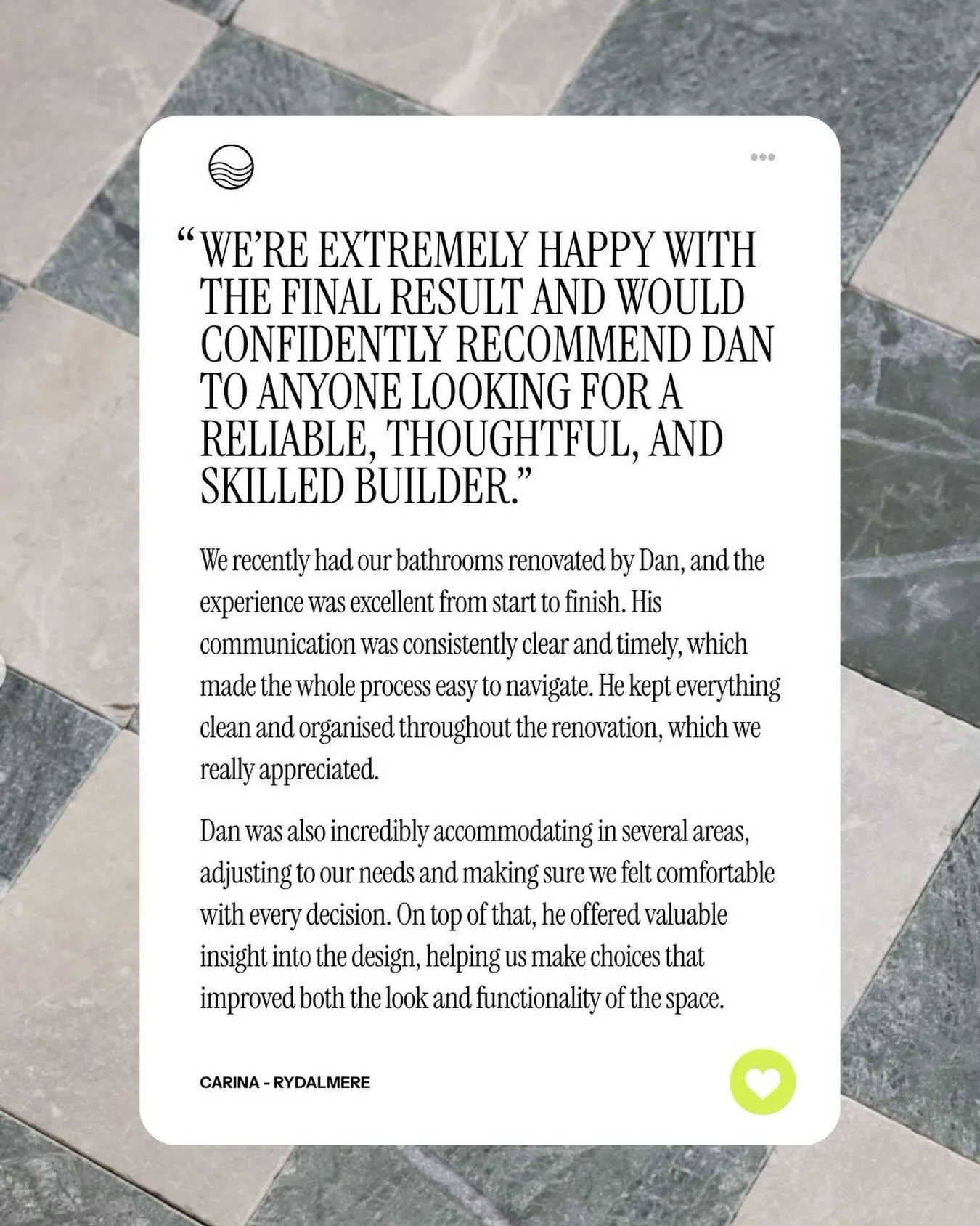 ✨ Rydalmere Project Update ✨

We&rsquo;ve just wrapped up 2.5 beautiful new bathrooms in Rydalmere, and we can&rsquo;t wait to share the final images with you soon. Each space was designed for everyday functionality with thoughtful finishes, clean de