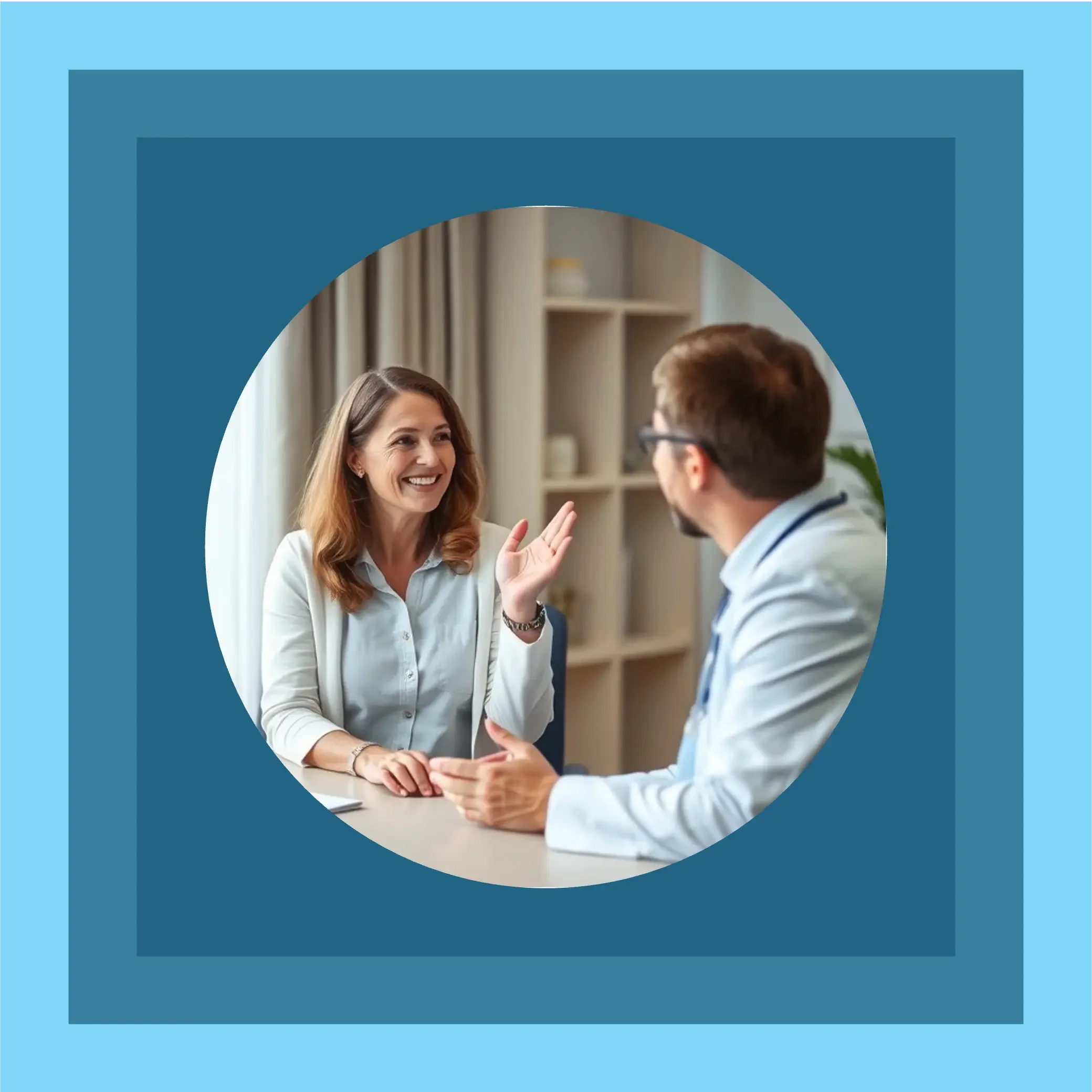 Konsultationsrum på Läkarhuset Kungsholmen.