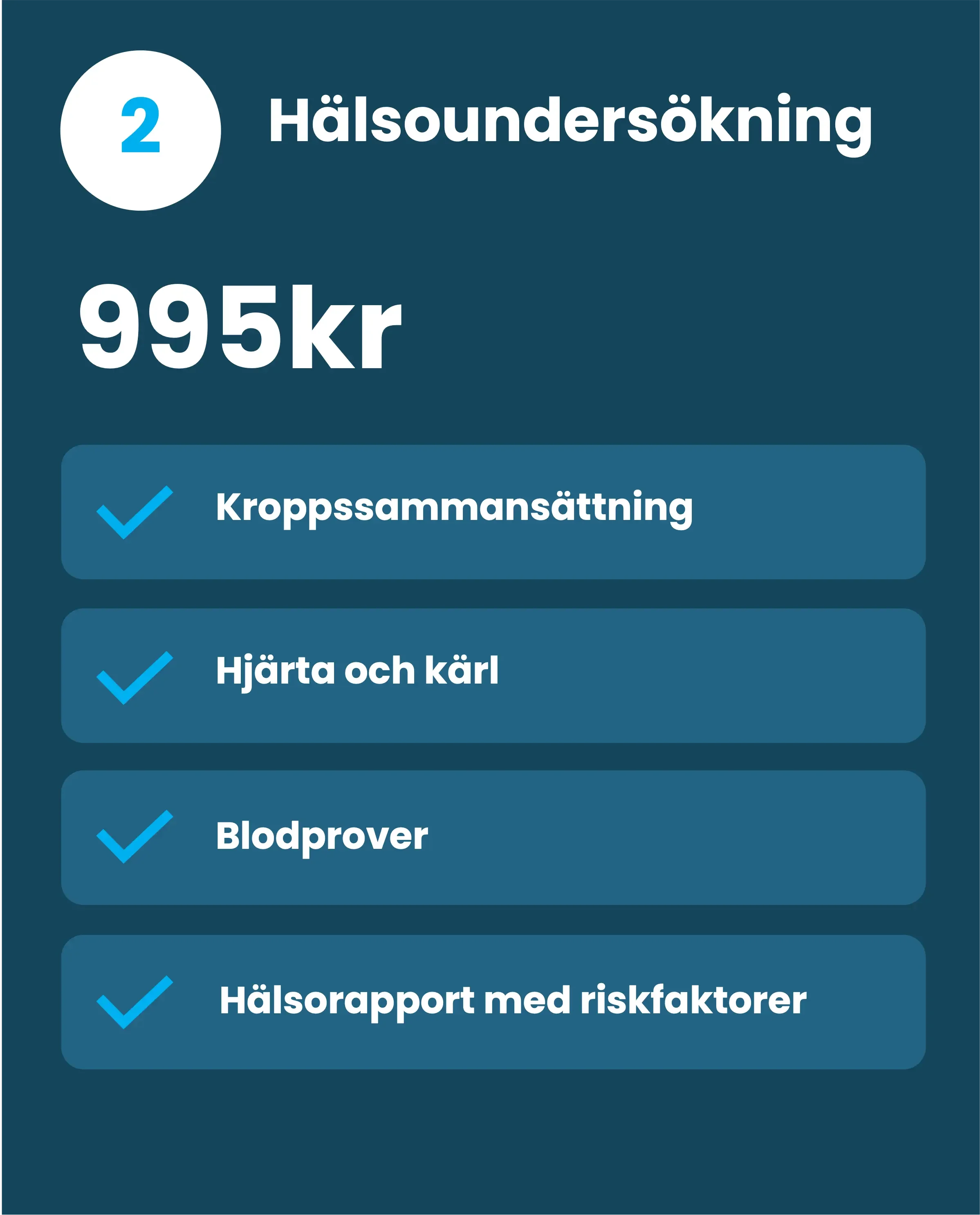 Hälsoundersökning och medicinsk bedömning.