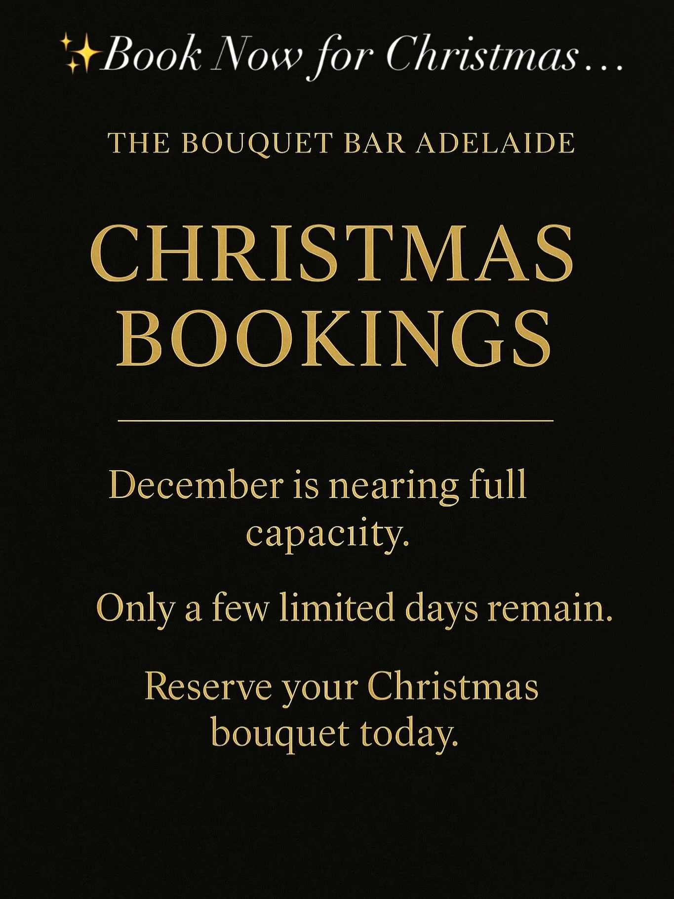 #christmasflorals #thebouquetbaradelaide #christmastraditions #alliwantforchristmasisyou