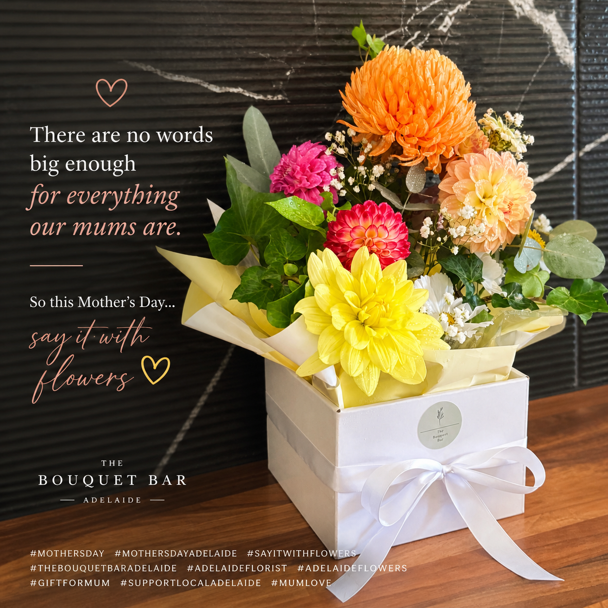 Thank you for being my rock Mum…