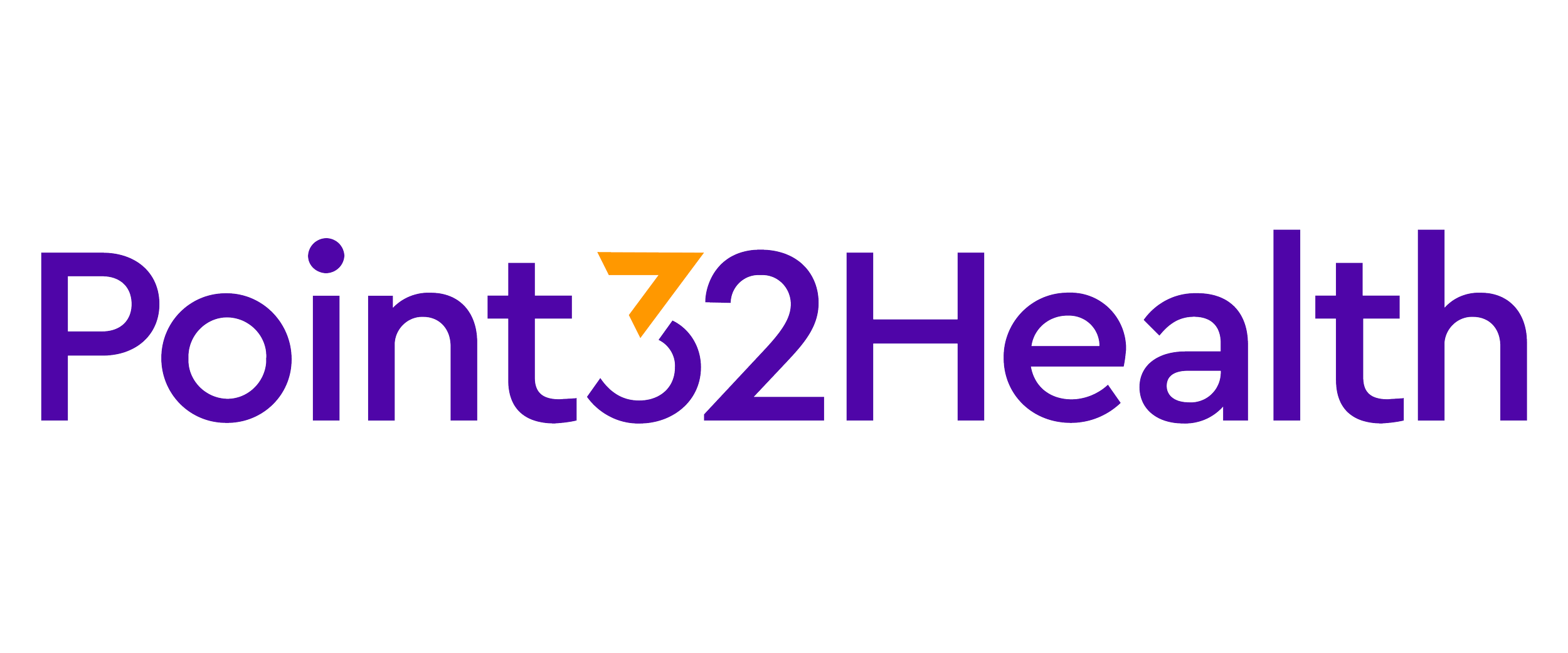 Point32Health logo in purple and orange text.