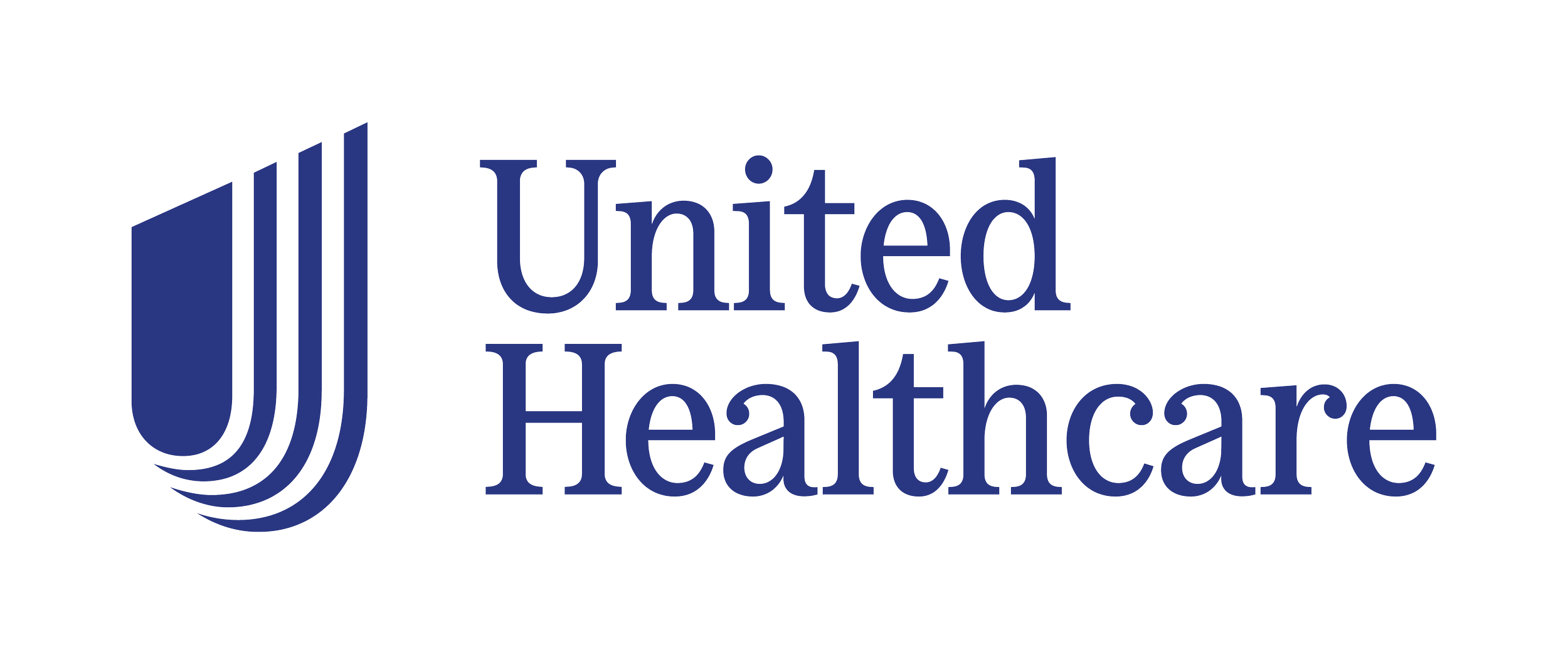 United Healthcare logo featuring a blue stylized U & the words 'United Healthcare' in blue text.