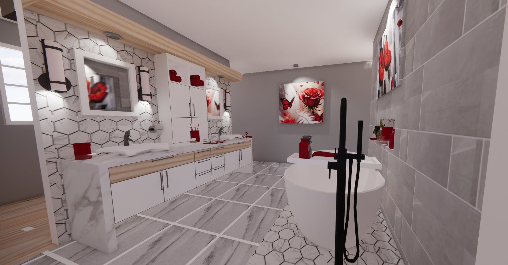 Salle de bain attenante Haut de Gamme