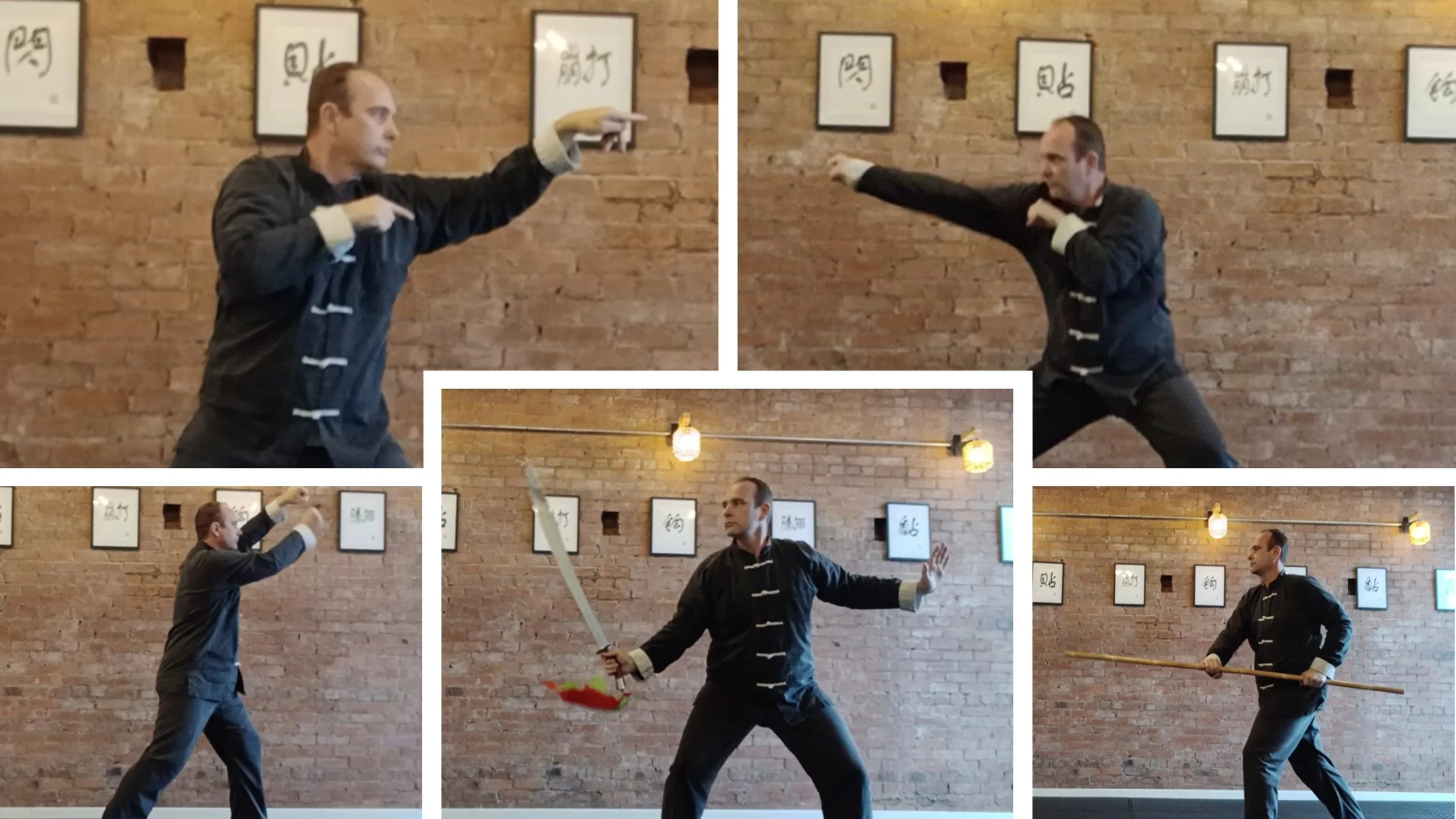 Wind in the Pines Kung Fu Forms.  Self Defense Techniques.