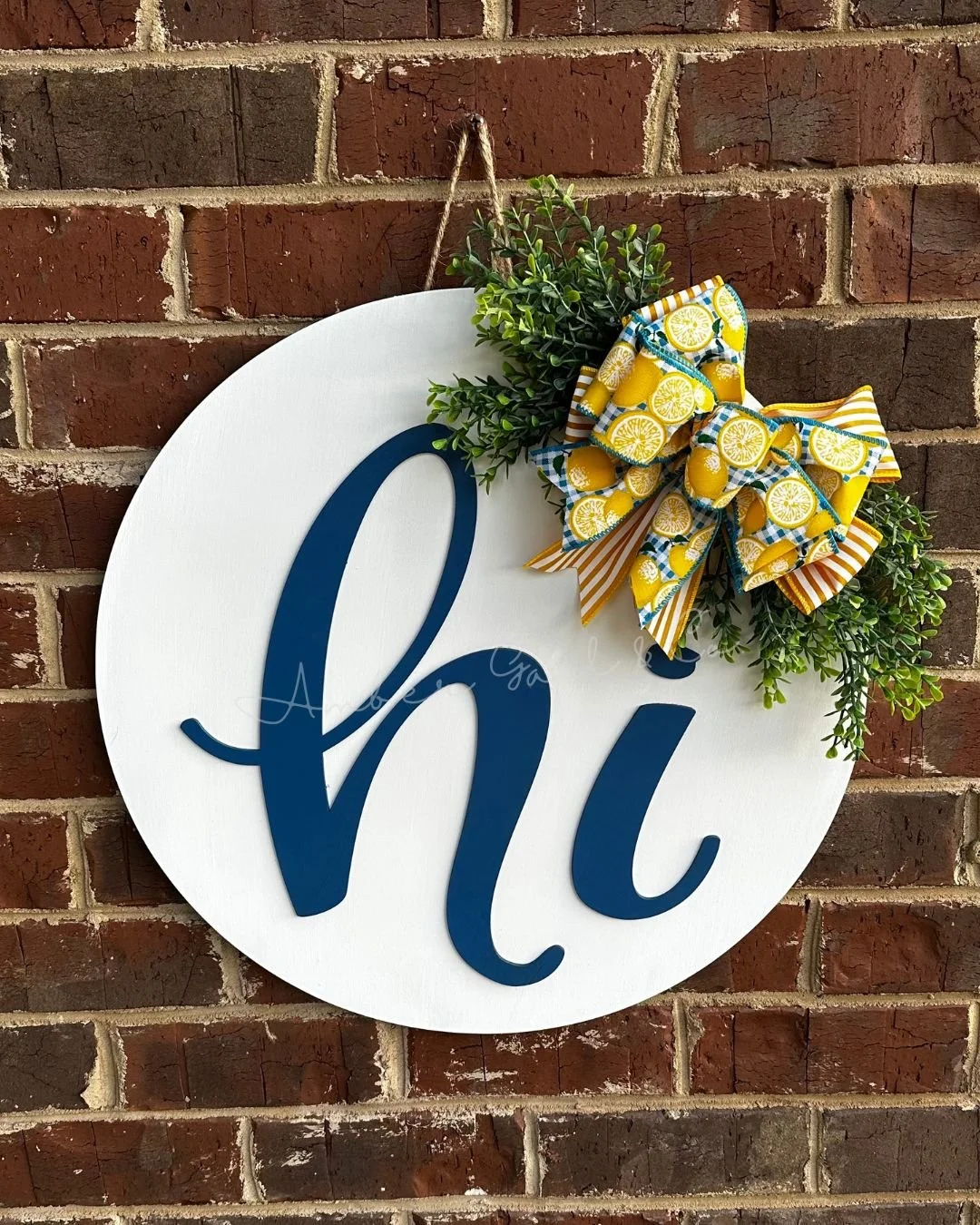 Hi lemon Door Hanger RTS