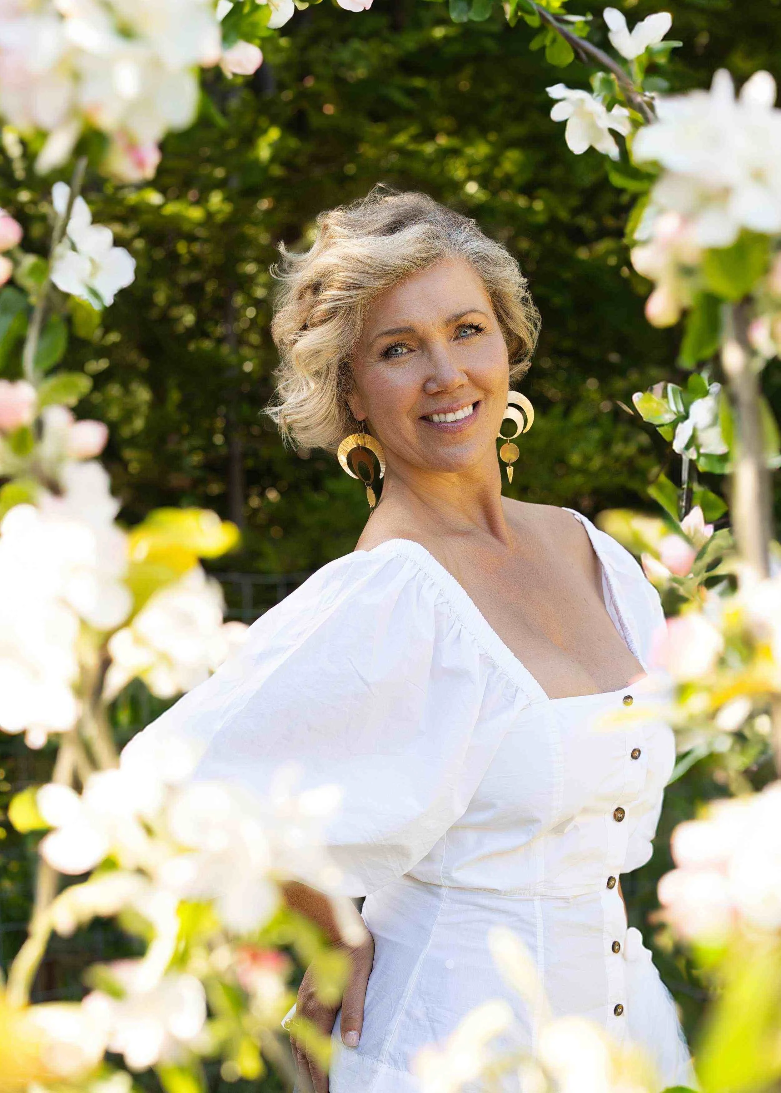 an image of amy wall in a garden