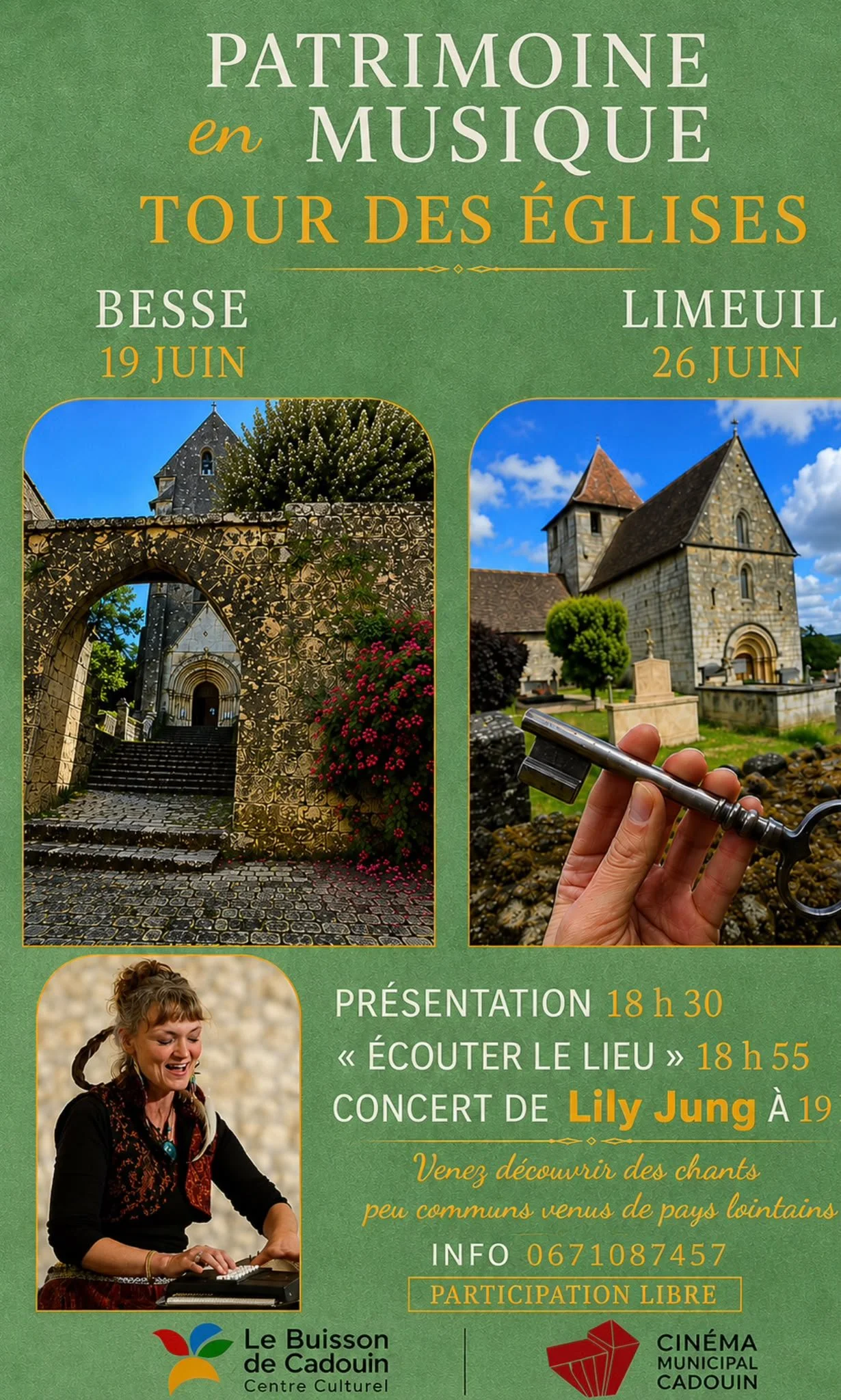poster for patrimoine en musique