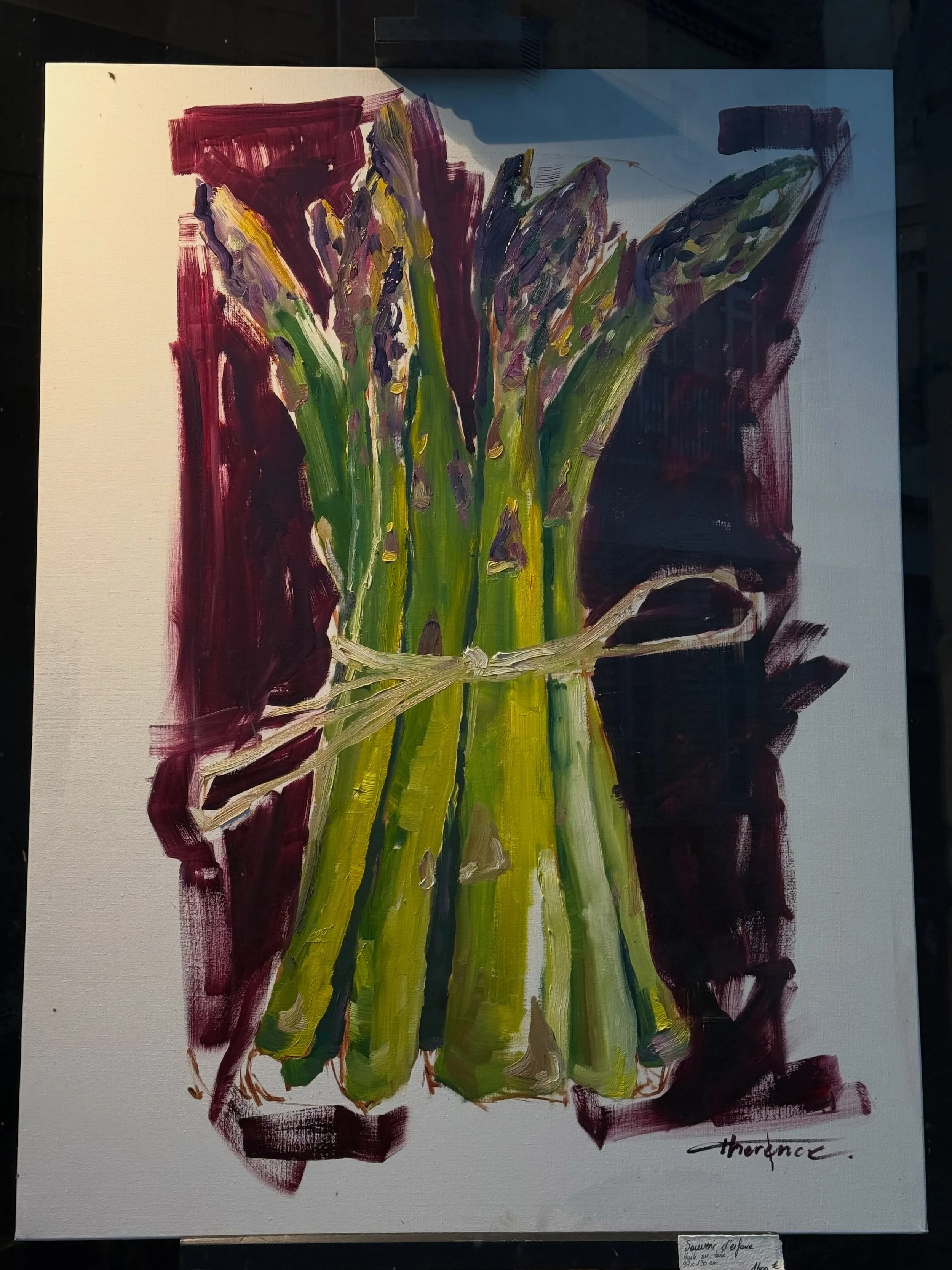 A painting by Therence Vernac in Belves