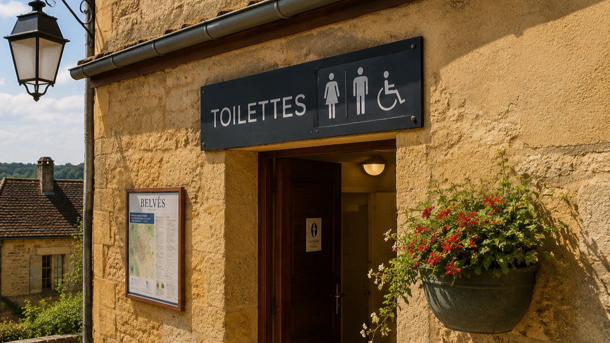 picture of public toilets