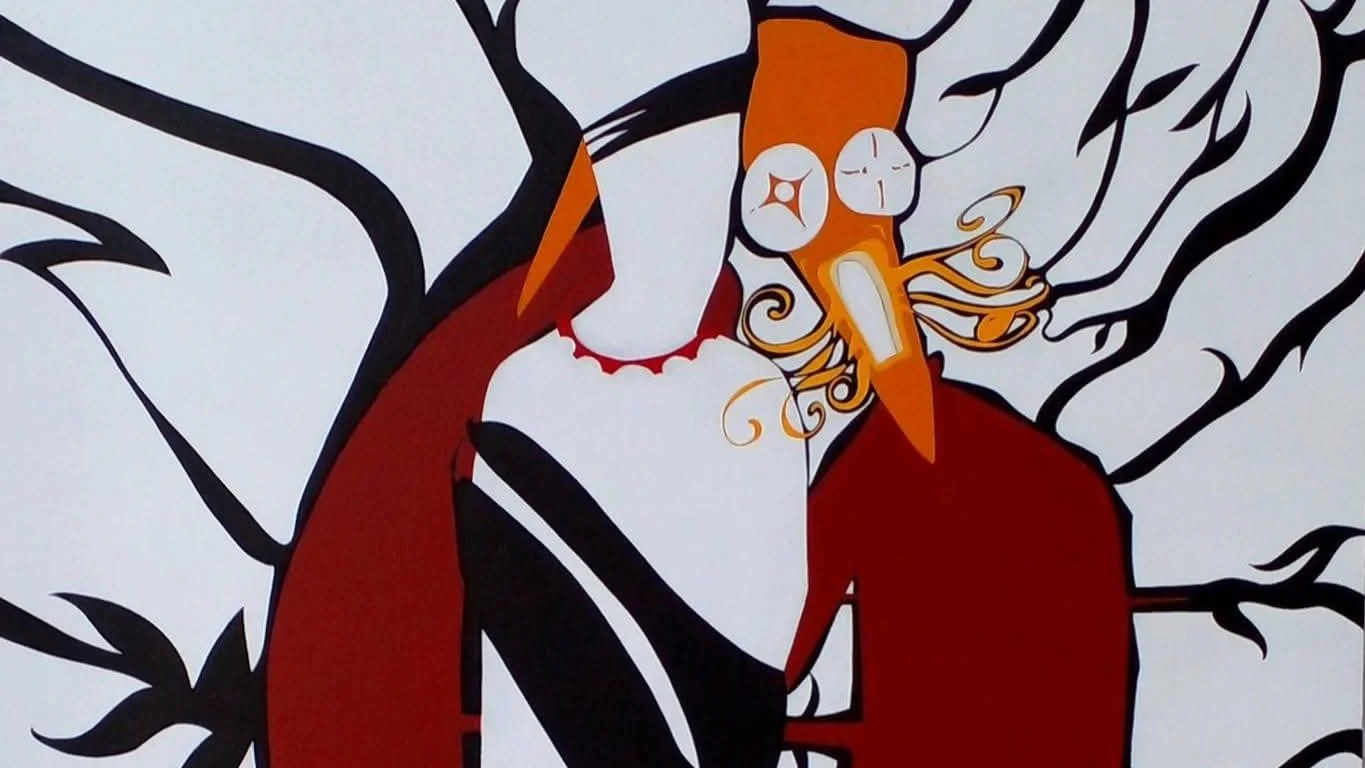 maison-neogothique-abstract-painting-naz-hussey