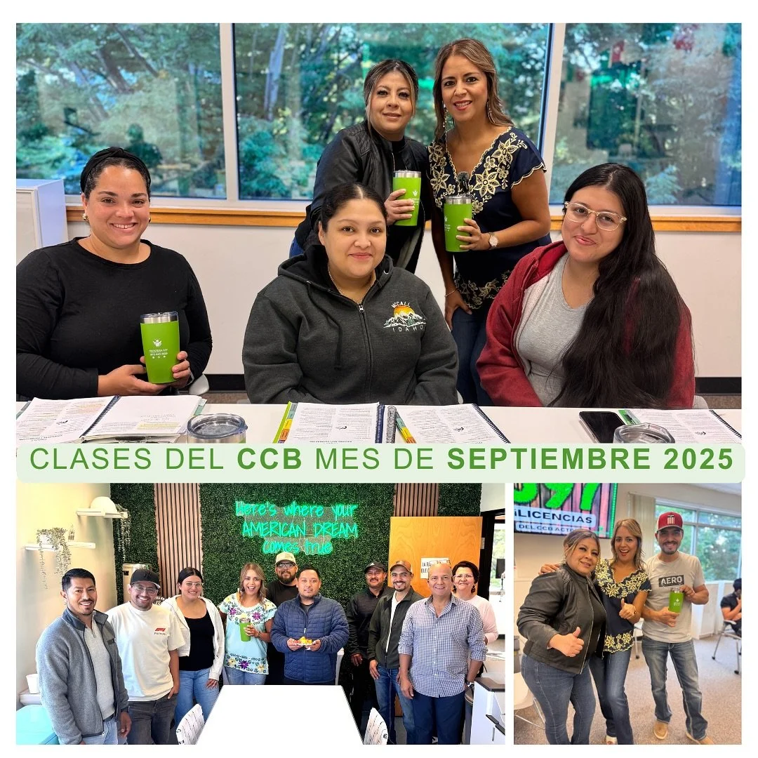 Clases del CCB en Espa&ntilde;ol 📔✏️

Mes de septiembre, un mes muy especial para todos nuestros estudiantes latinos. 
Celebremos hoy y siempre su historia y sus ganas de obtener su PROPIO NEGOCIO

&iexcl;VIVA TODA NUESTRA COMUNIDAD HISPANA! ✨🎊🥳🎉