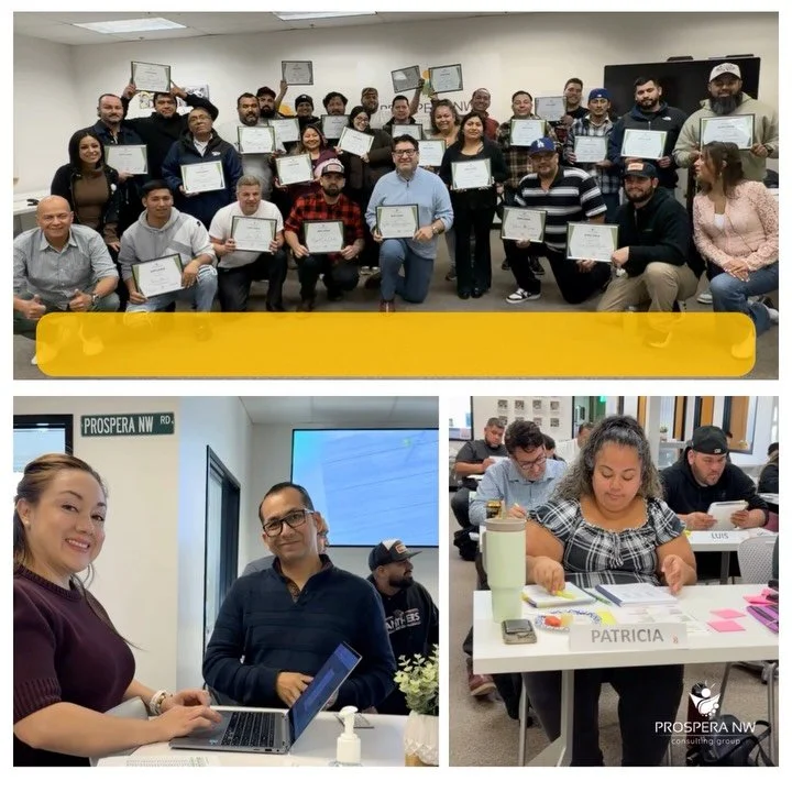 Clases del CCB Presencial. 👷🏼 Primeras clases del 2026💫 Siempre orgullosos de nuestros estudiantes. 

PROSPERA TE ESPERA 💚💛 

FB Prospera NW
IG @prosperanw 
Tik Tok prospera_nw 

#pnw #ccb #prosperanw #itin #ss