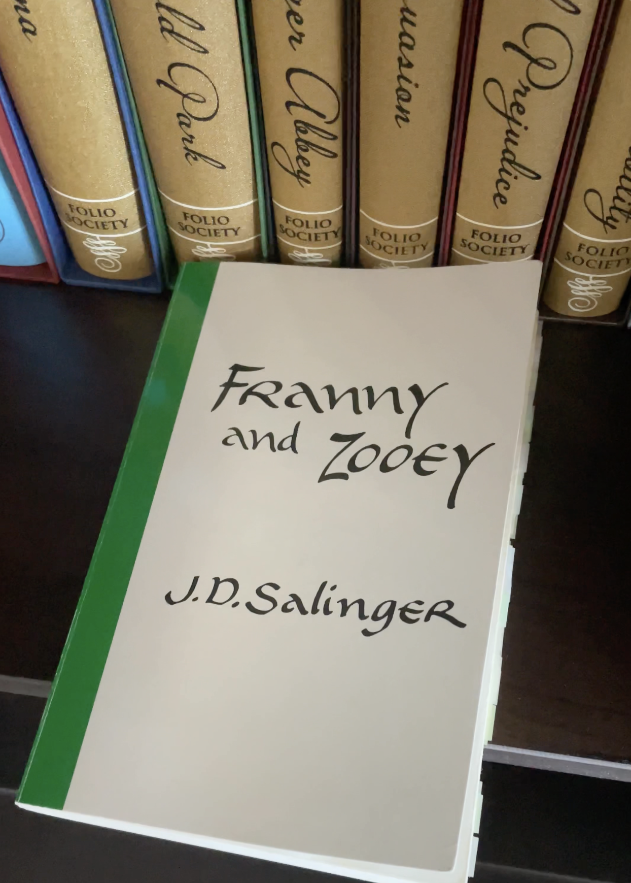 Not a single page unmarked in my well-loved copy. I really needed this re-read at this time in my creative life. Thank you for saving me again, Salinger.
