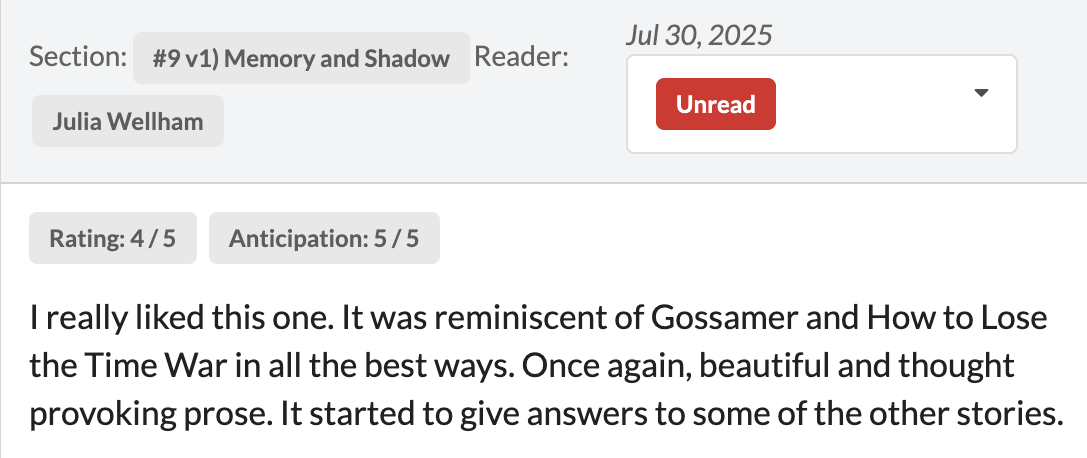 Don’t mind me, just crying over a beta reader saying one of my stories reminded her of Lois Lowry ’s “Gossamer,” which I also love. And now that I’m thinking of it, realising that I’ve been unconsciously inspired by it. 😭 Thank you,