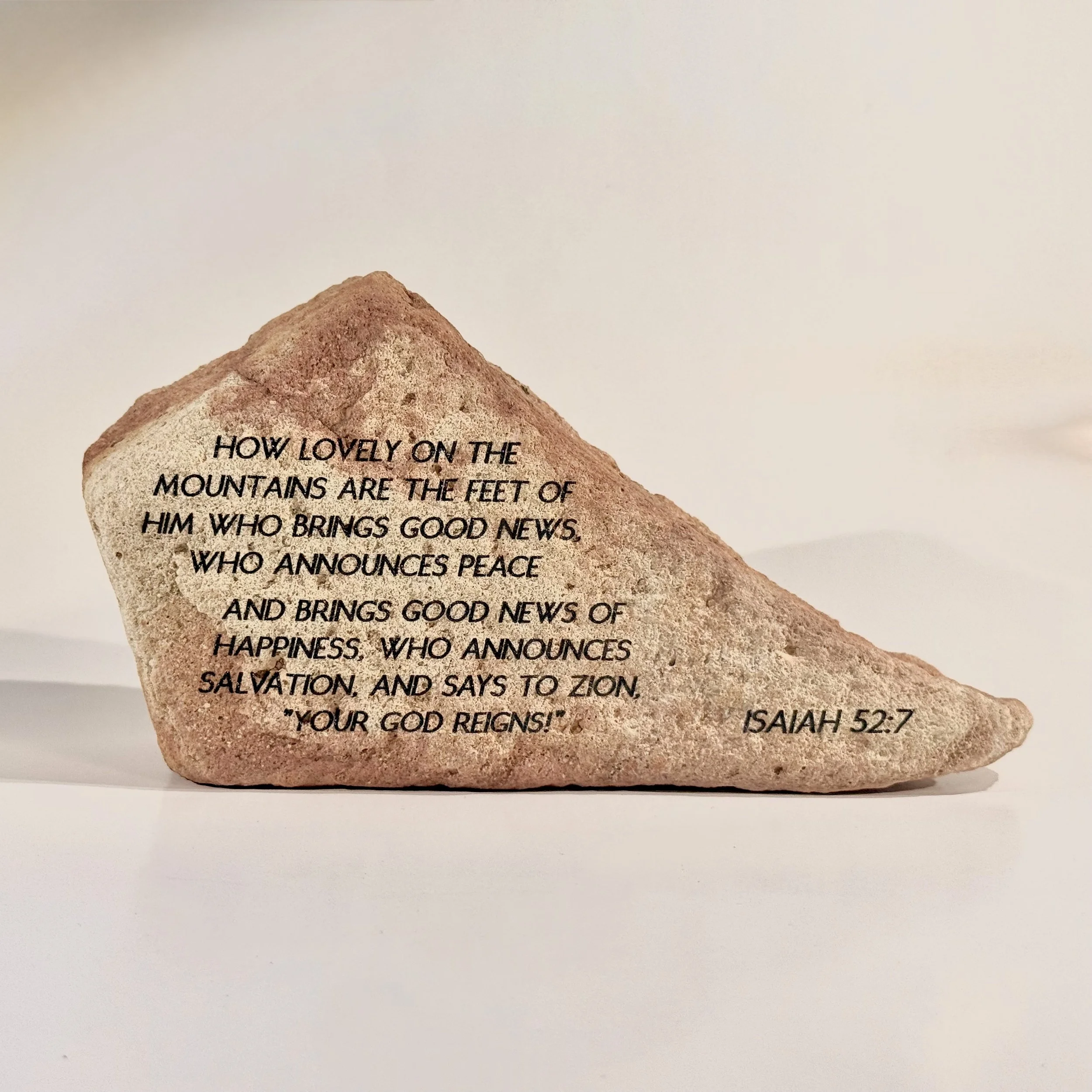 Custom Scripture Rock
