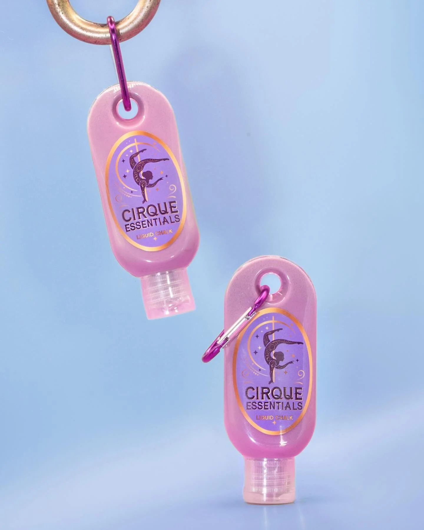 COMING SOON!! 
Cirque Essentials liquid chalk is prefect grip solution for your aerials, pole and gym workouts for a better grip! 
Our chalk is a magnesium chalk base, with resin for extra grip and it even has a sweet smell! 

Releasing very soon!! 
