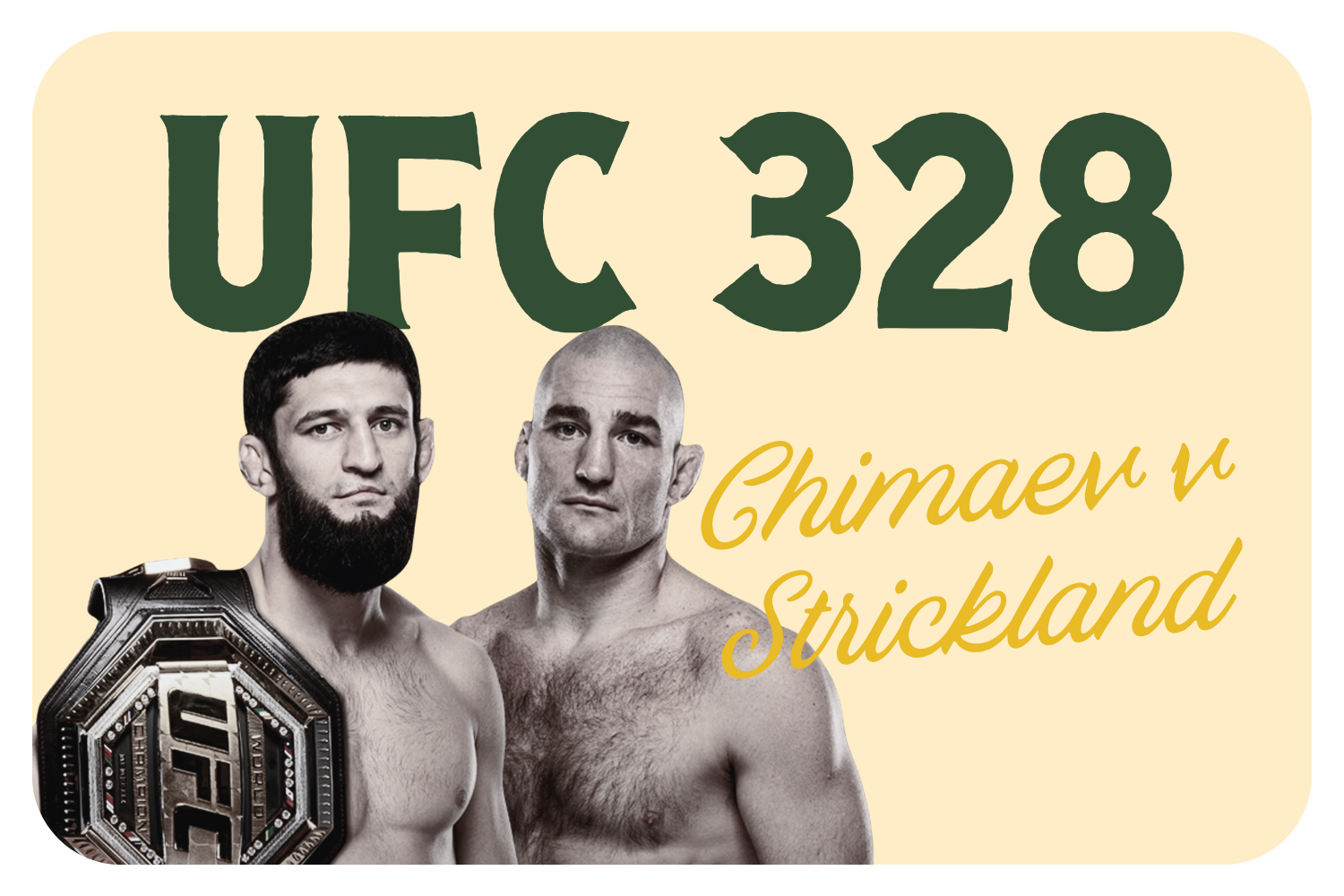 UFC 328: Chimaev v Strickland