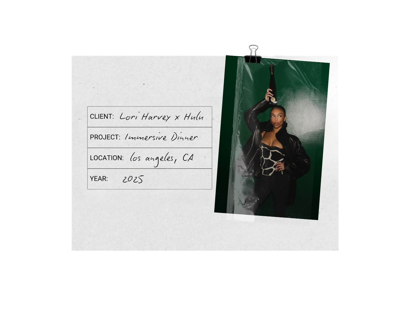 LORI HARVEY CELEBRATION DINNER