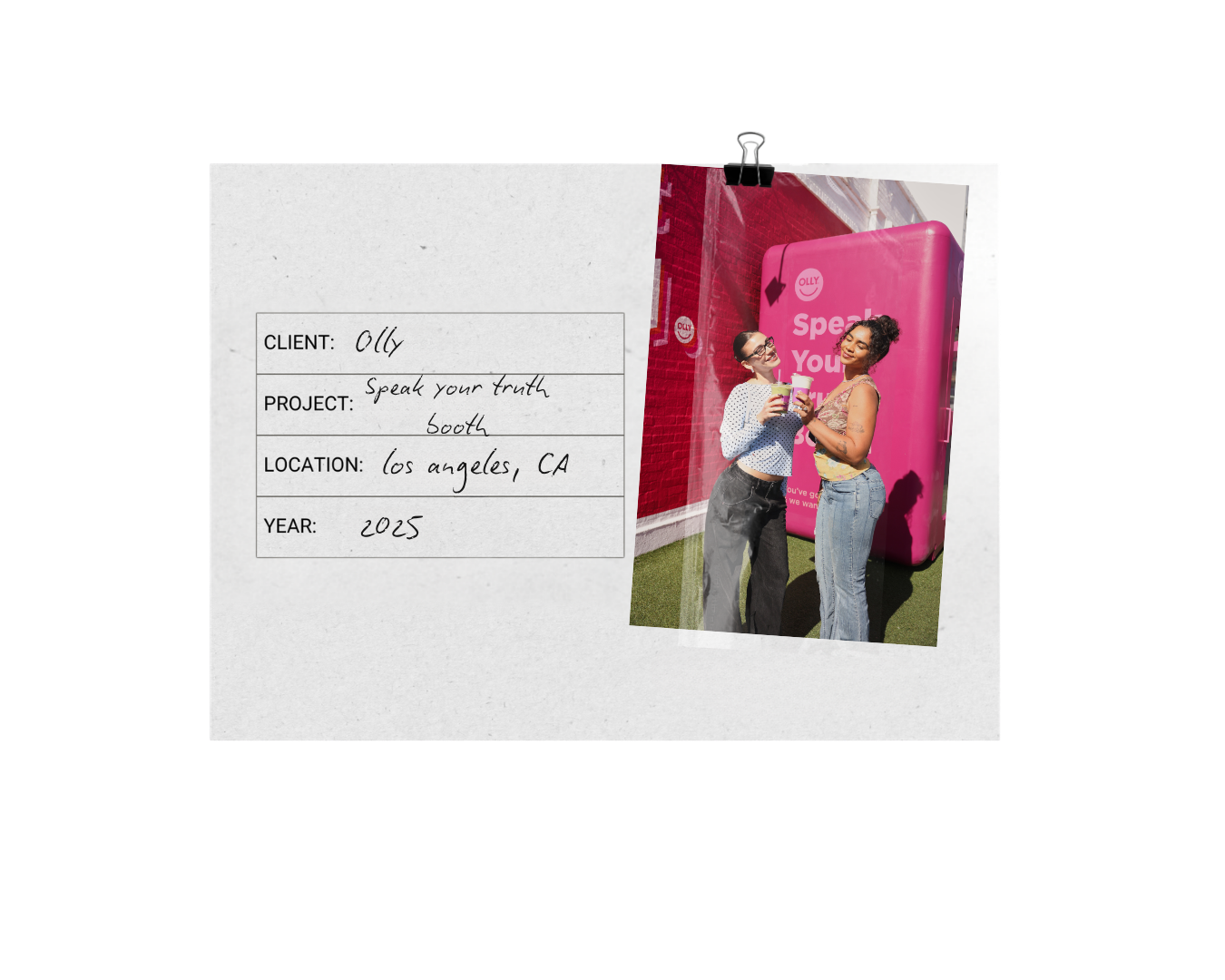 Olly — Speak Your Truth Activation