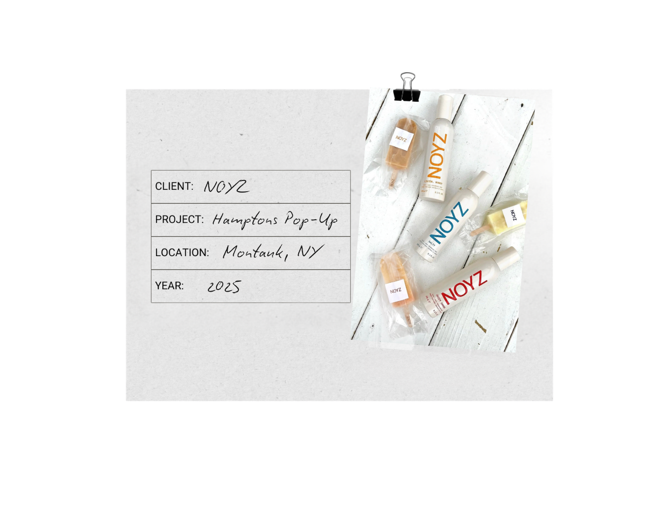 NOYZ MONTAUK SUMMER ACTIVATION