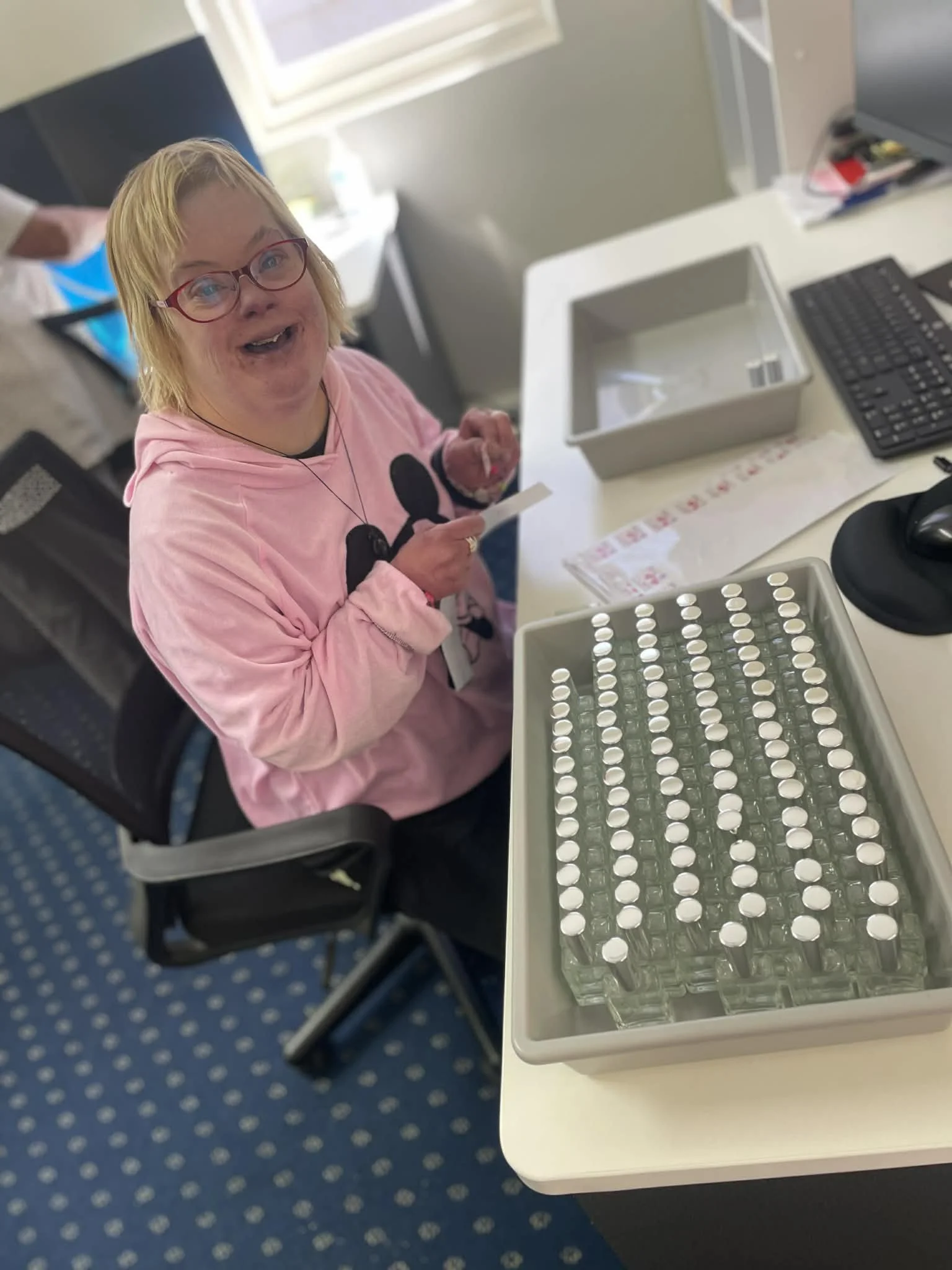 Alicia manufacturing more products.jpg