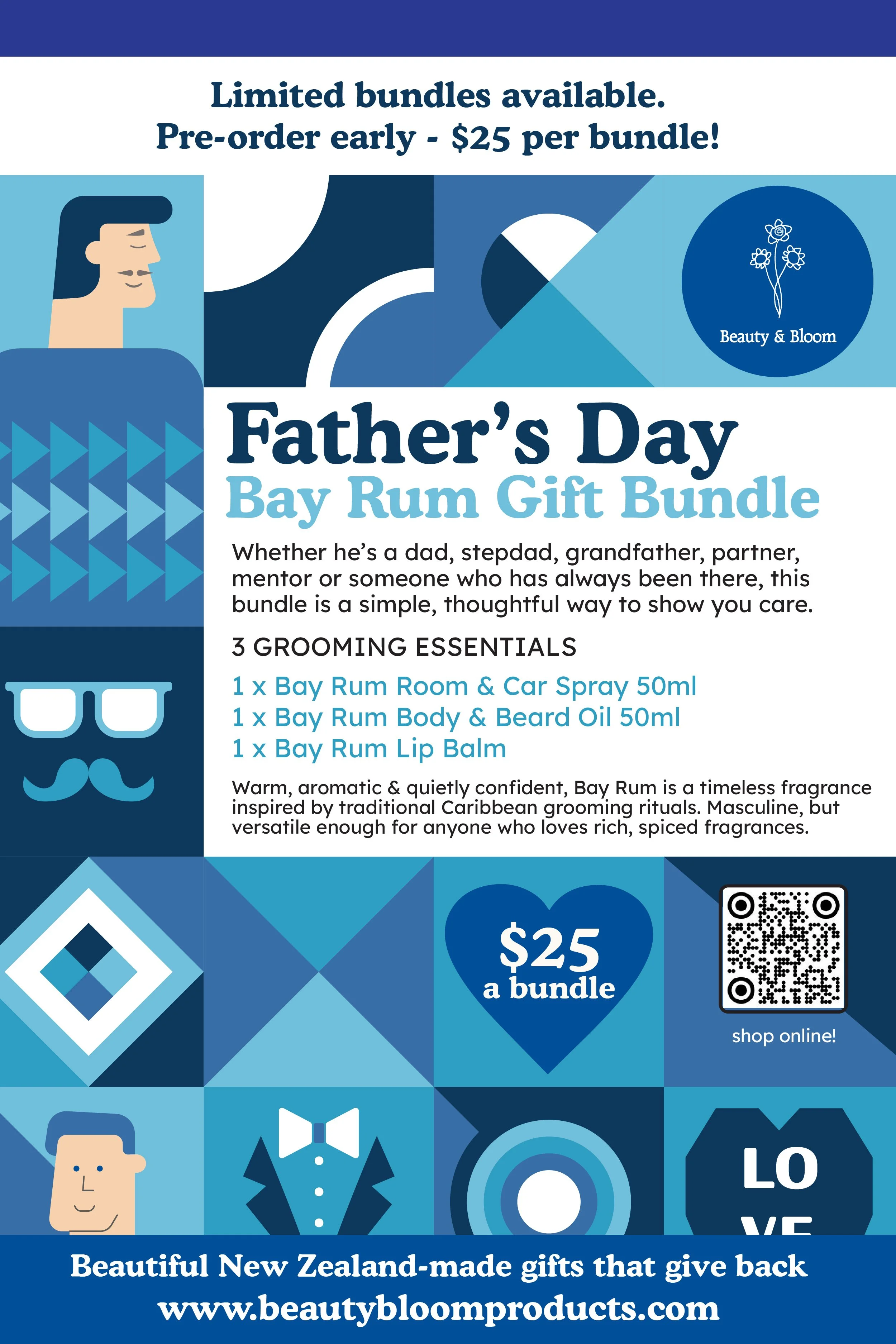 Father's Day Bay Rum Gift Bundle