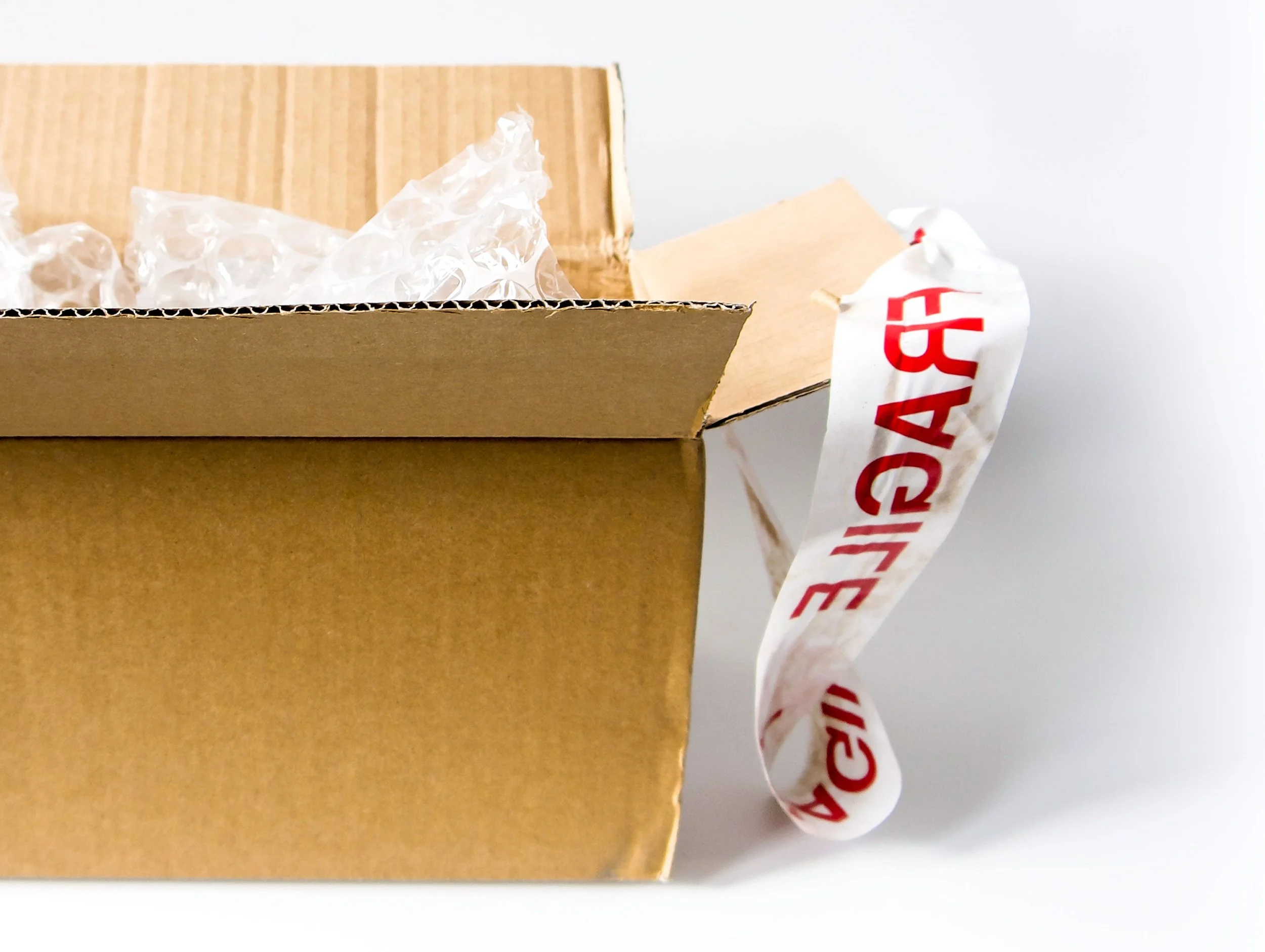 Opened Shipped Box