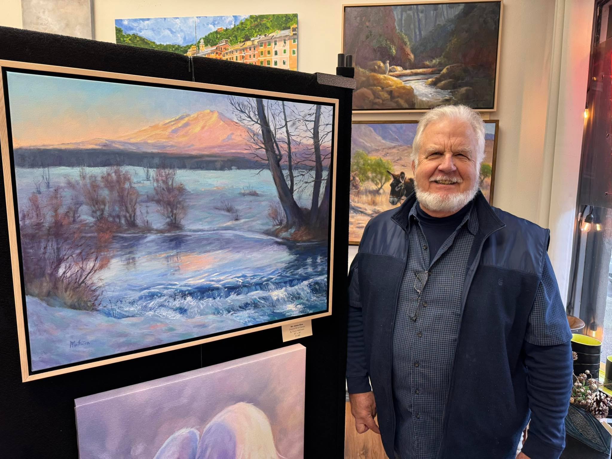 I love selling fine art! Best job in the world! Congratulations to Cheryl Mathieson!!