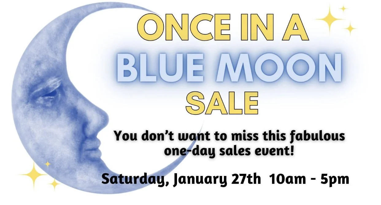Once in a Blue Moon Sale at RedDoor Gallery