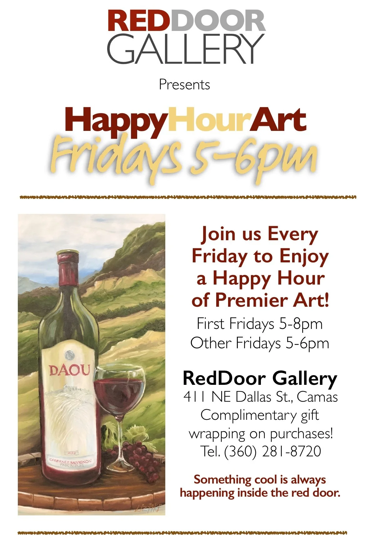 Happy Hour at RedDoor Gallery 