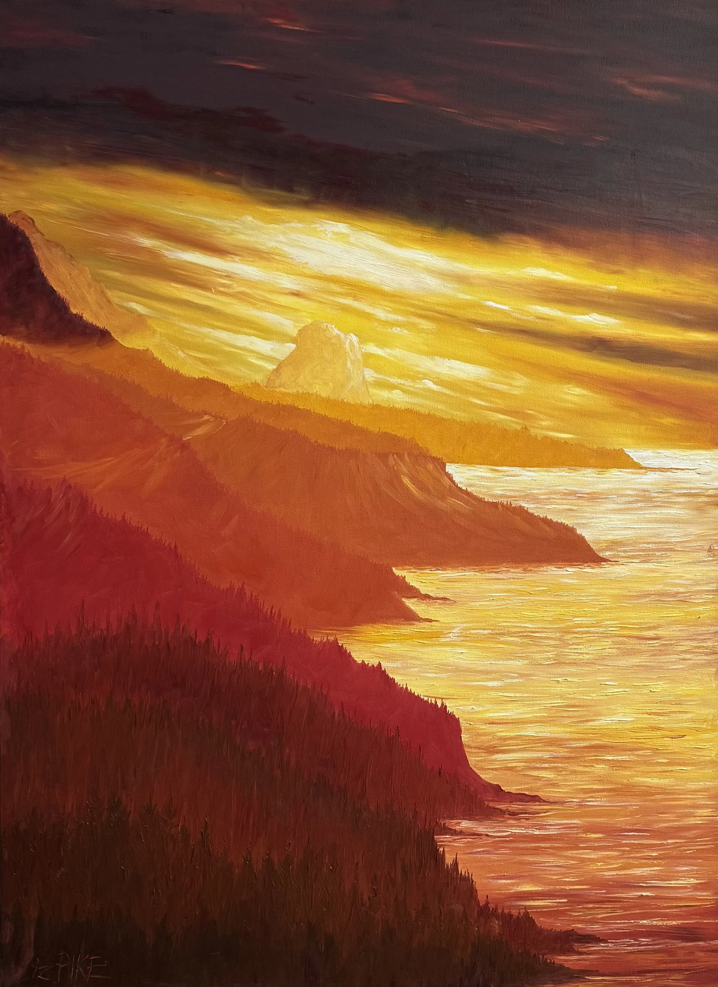 DAWN AT BEACON ROCK  |  LIZ PIKE