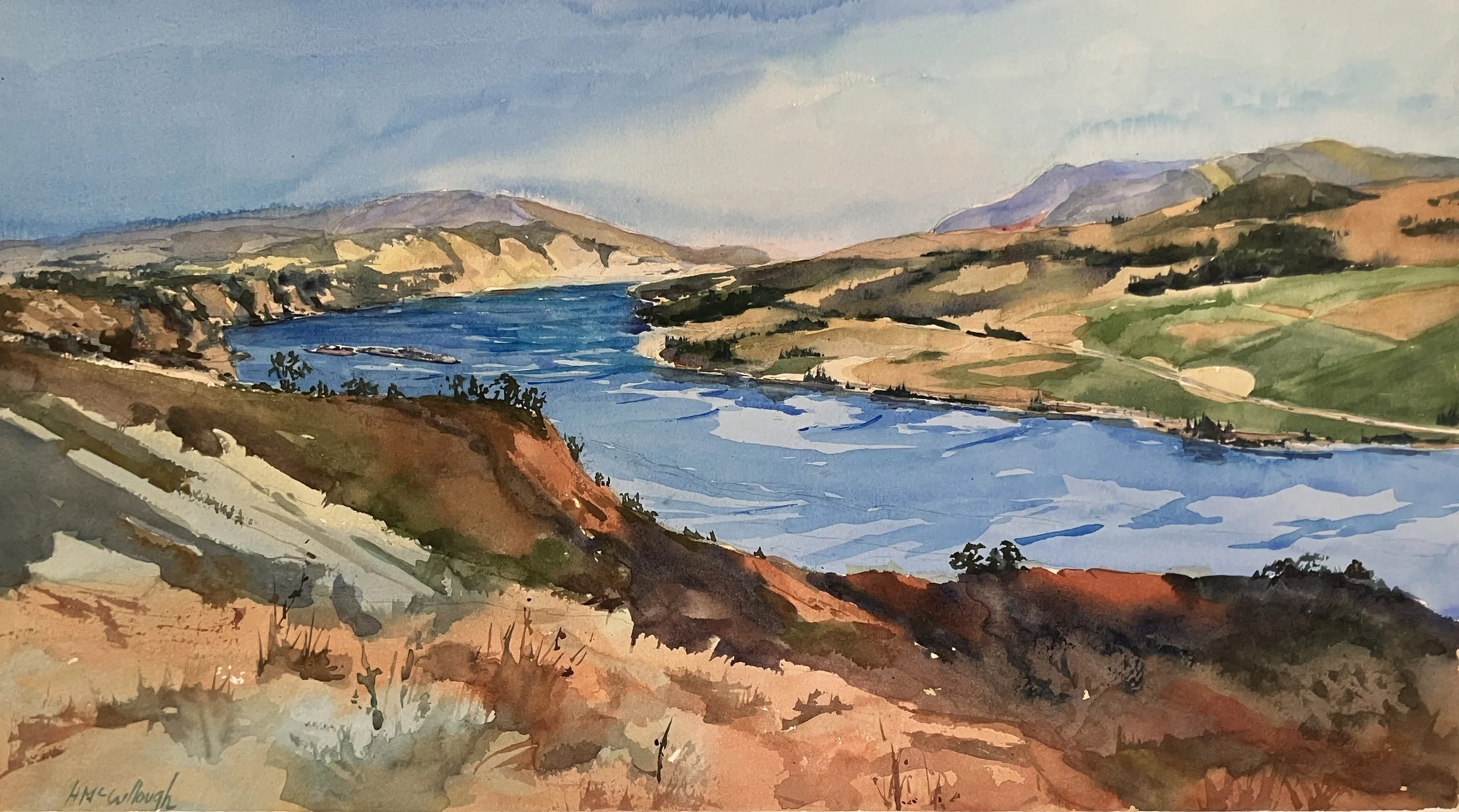 Columbia River   I  13.5x22.5  I  Heather McCullough