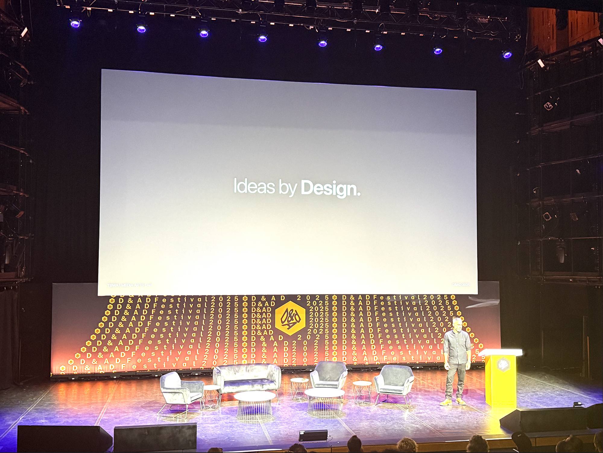 James Taylor presents at D&AD 2025