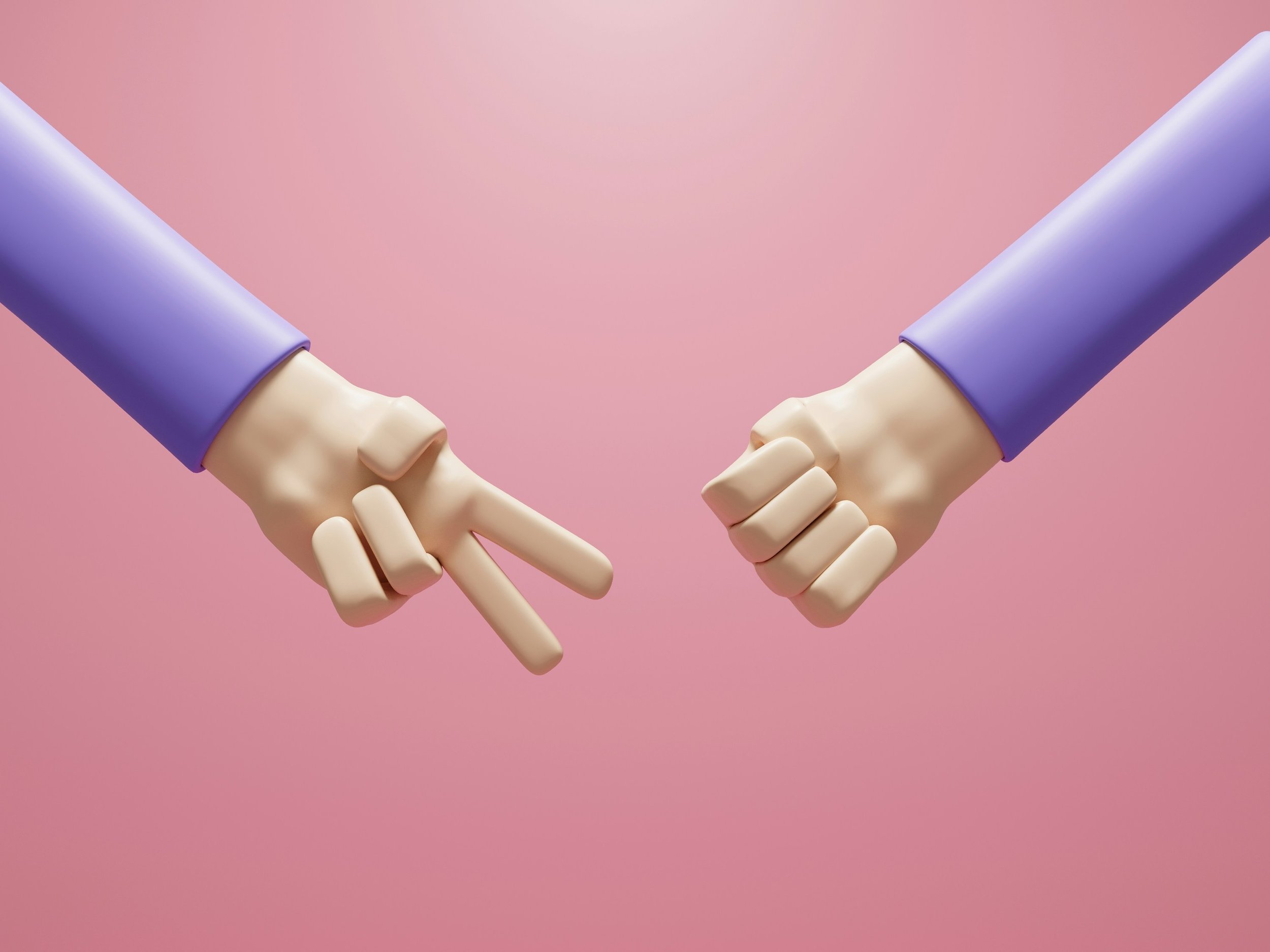 Rock paper scissors game played together by Sunnyside members online