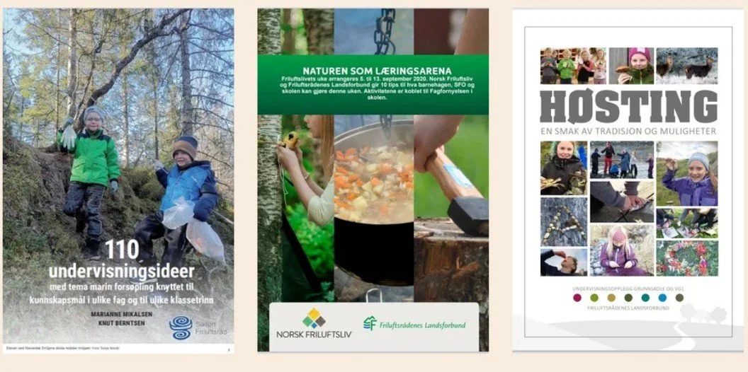 Hefter med aktiviteter og undervisning