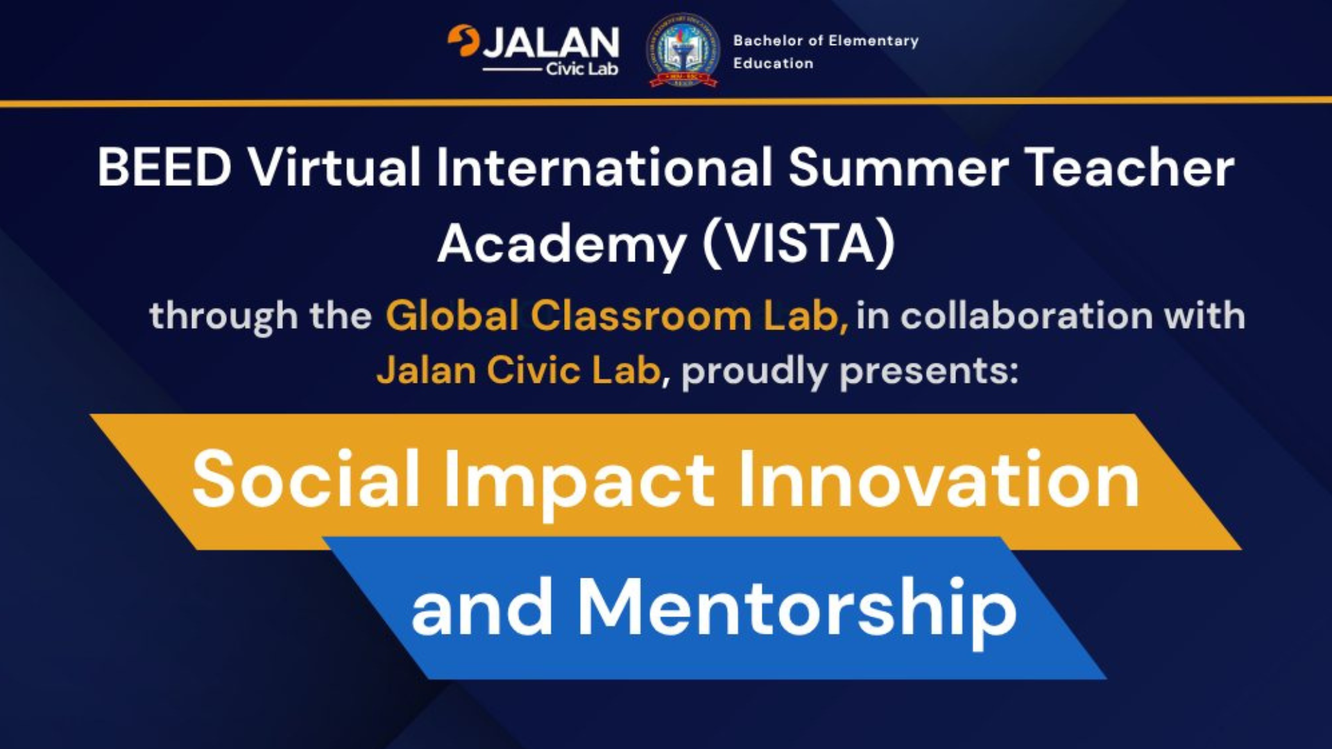 JALAN Civic Lab Collaborates with Mindanao State University for BEED VISTA 2025 Global Classroom Lab