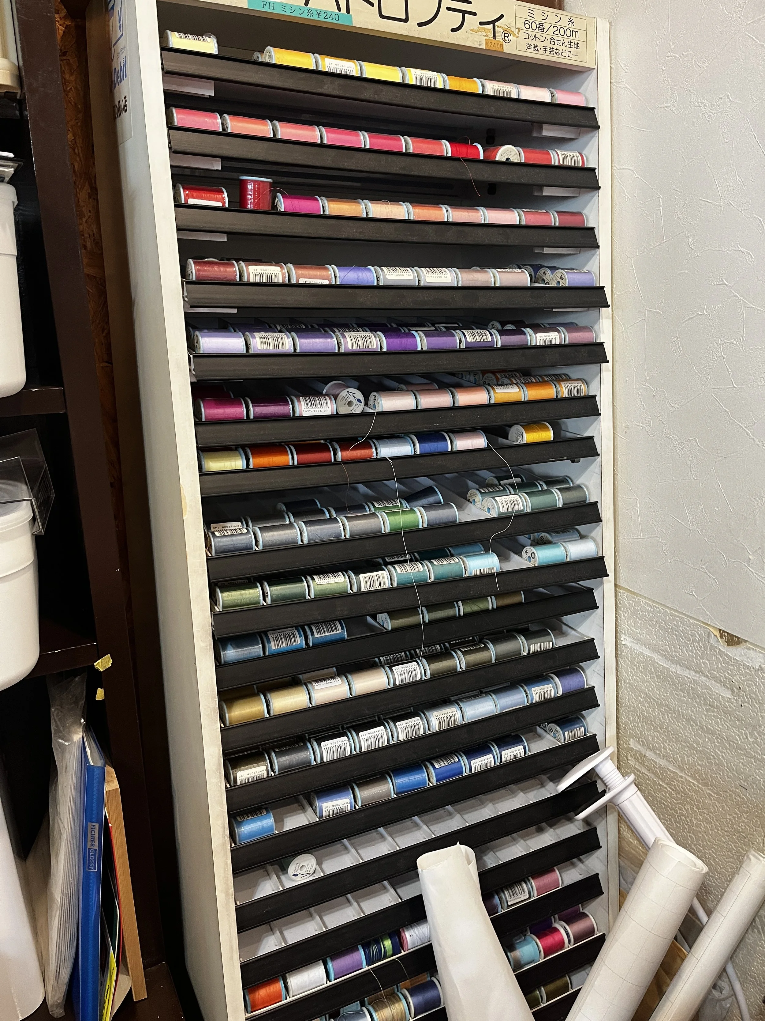 こちらのミシン糸　自由にお使いいただけます