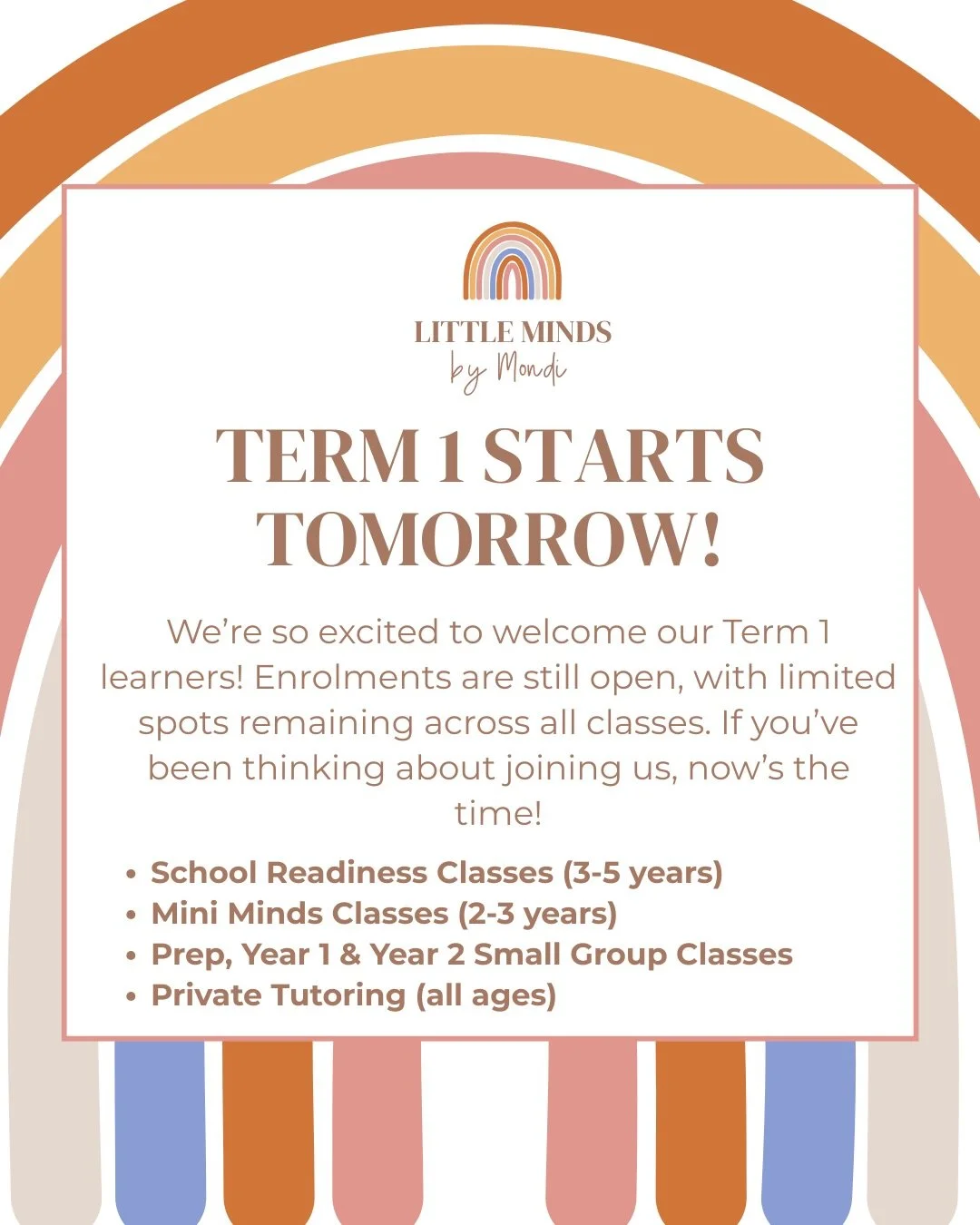 We&rsquo;re ready for Term 1 🤍
Limited places left across our classes, enrol now!