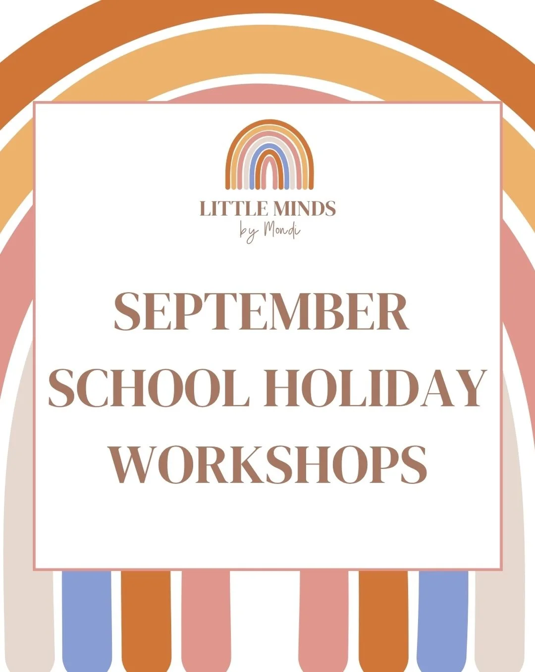 ✨ SEPTEMBER HOLIDAY PROGRAM ✨

Our September School Holiday Workshops are now open for bookings! 

Bookings are now even easier with our new online booking system! Head to the link in our bio to view the program and secure your days. 

We can&rsquo;t