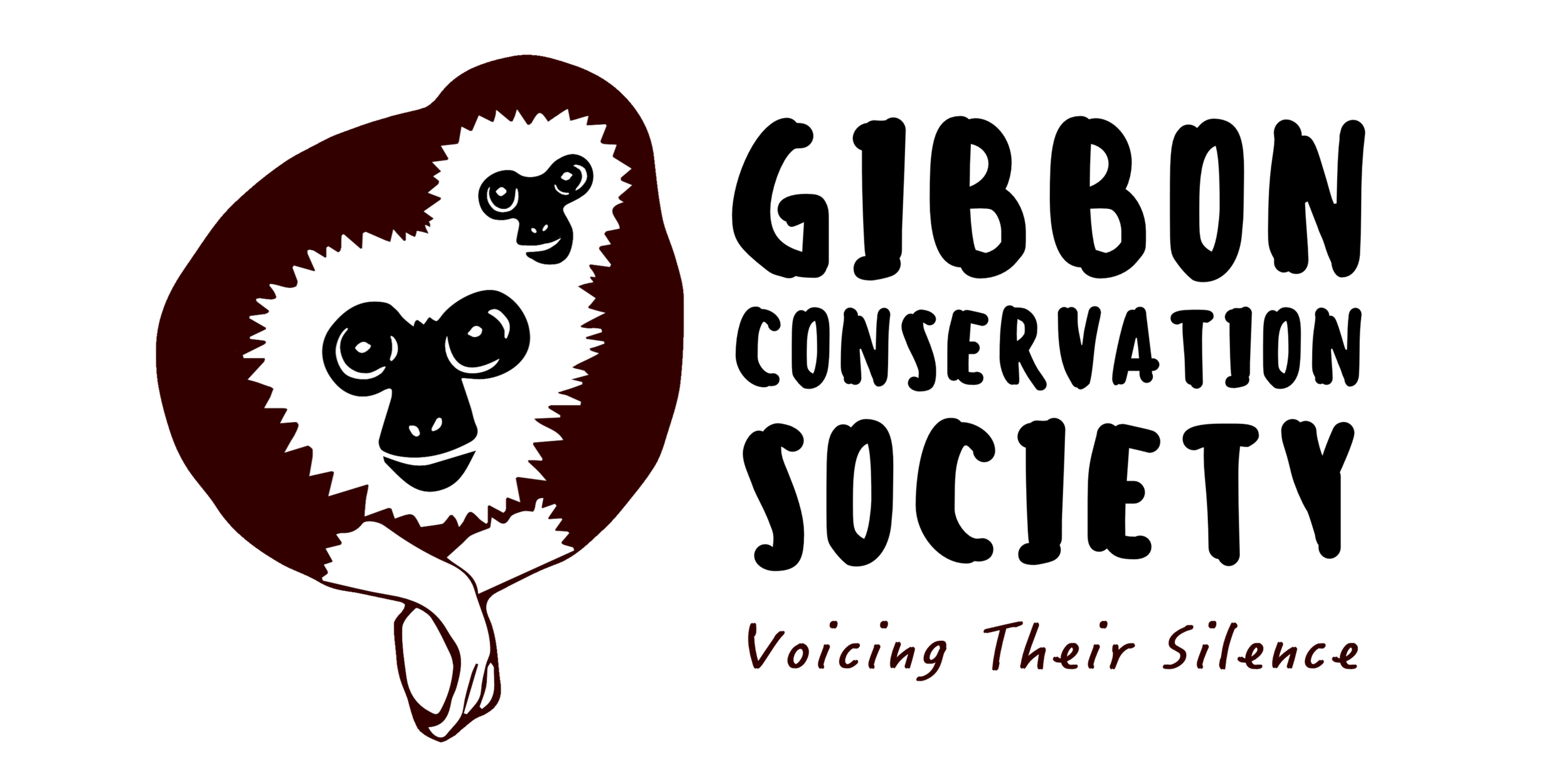 Logo featuring two stylized chimpanzee faces with the words "Voicing Their Silence" beneath.