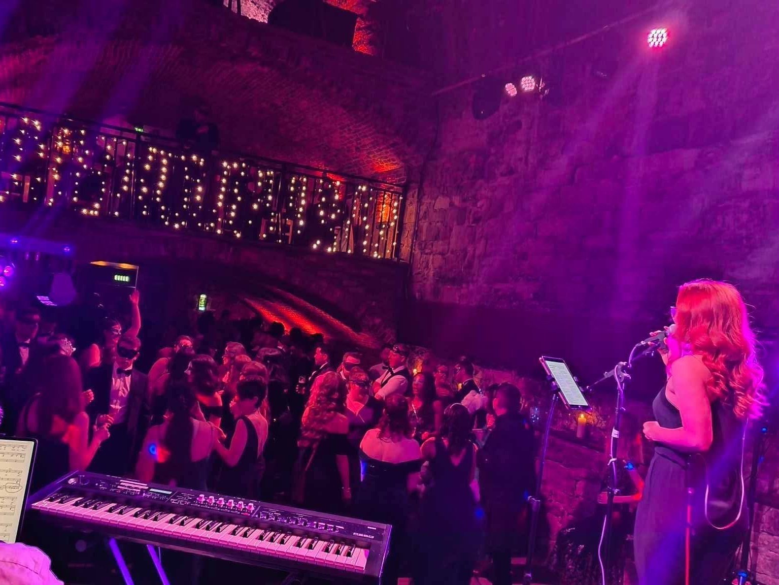 The Ballyhoo Ball 2024 by Bare Productions, performing with Cut The Cake The Caves, Edinburgh February 2024